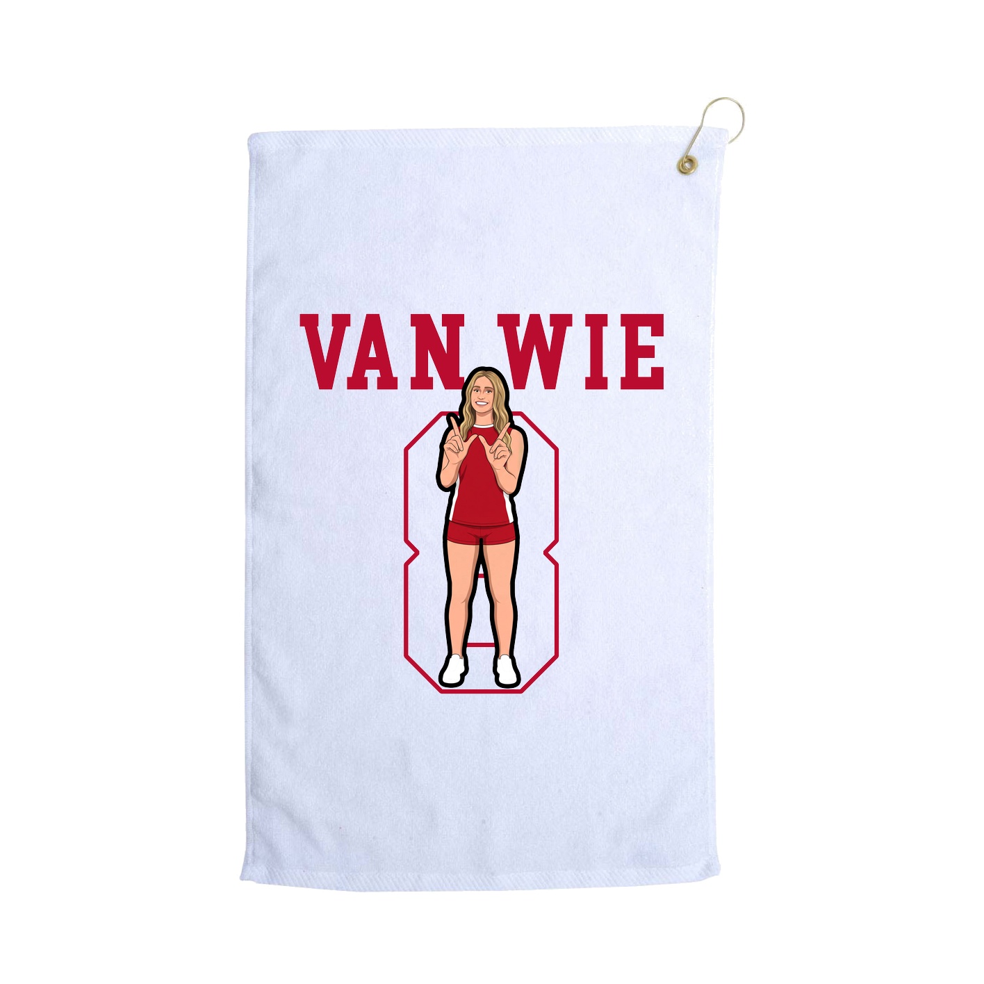 Golf Towel — Shirsey in White