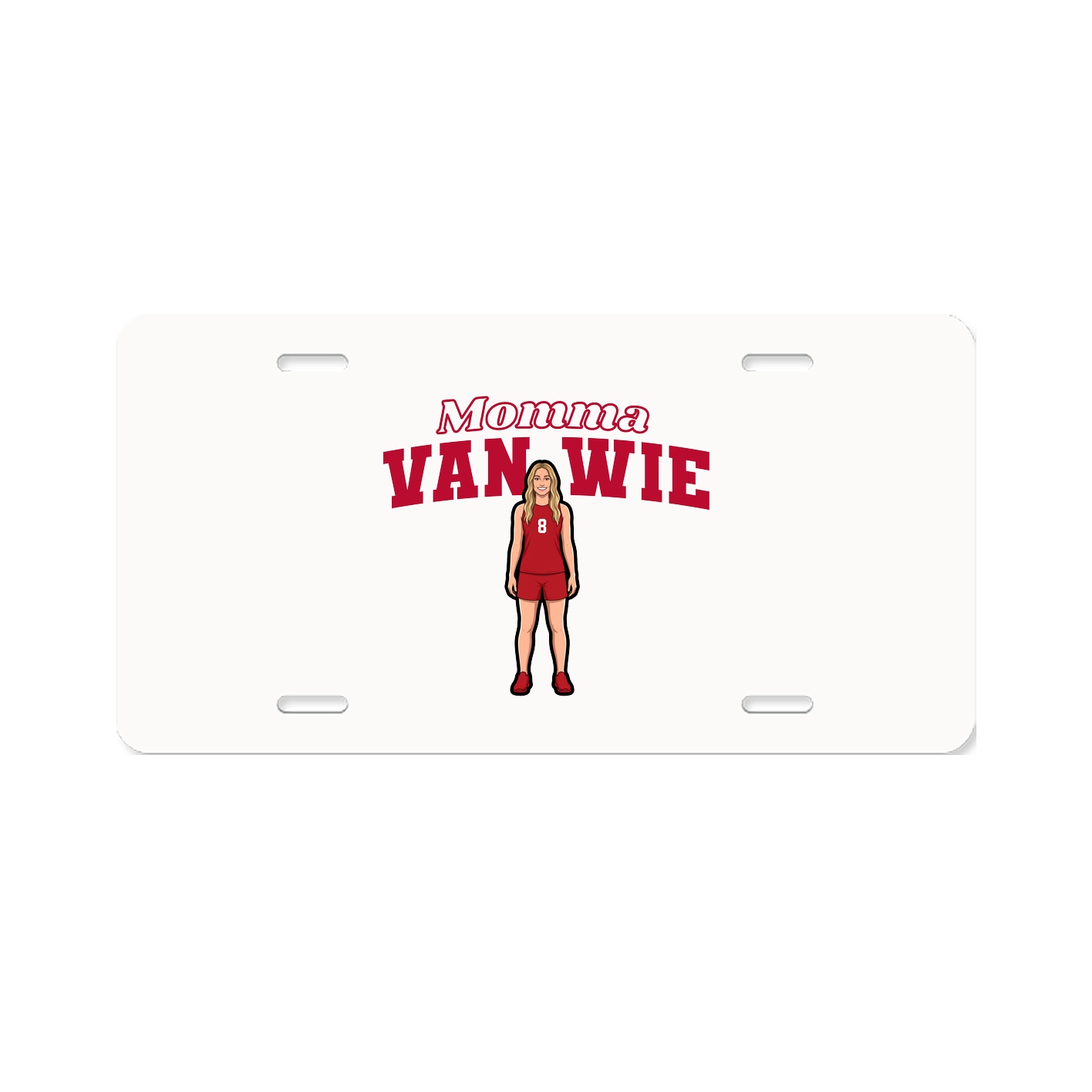 License Plate — Mothers Day Block in Classic