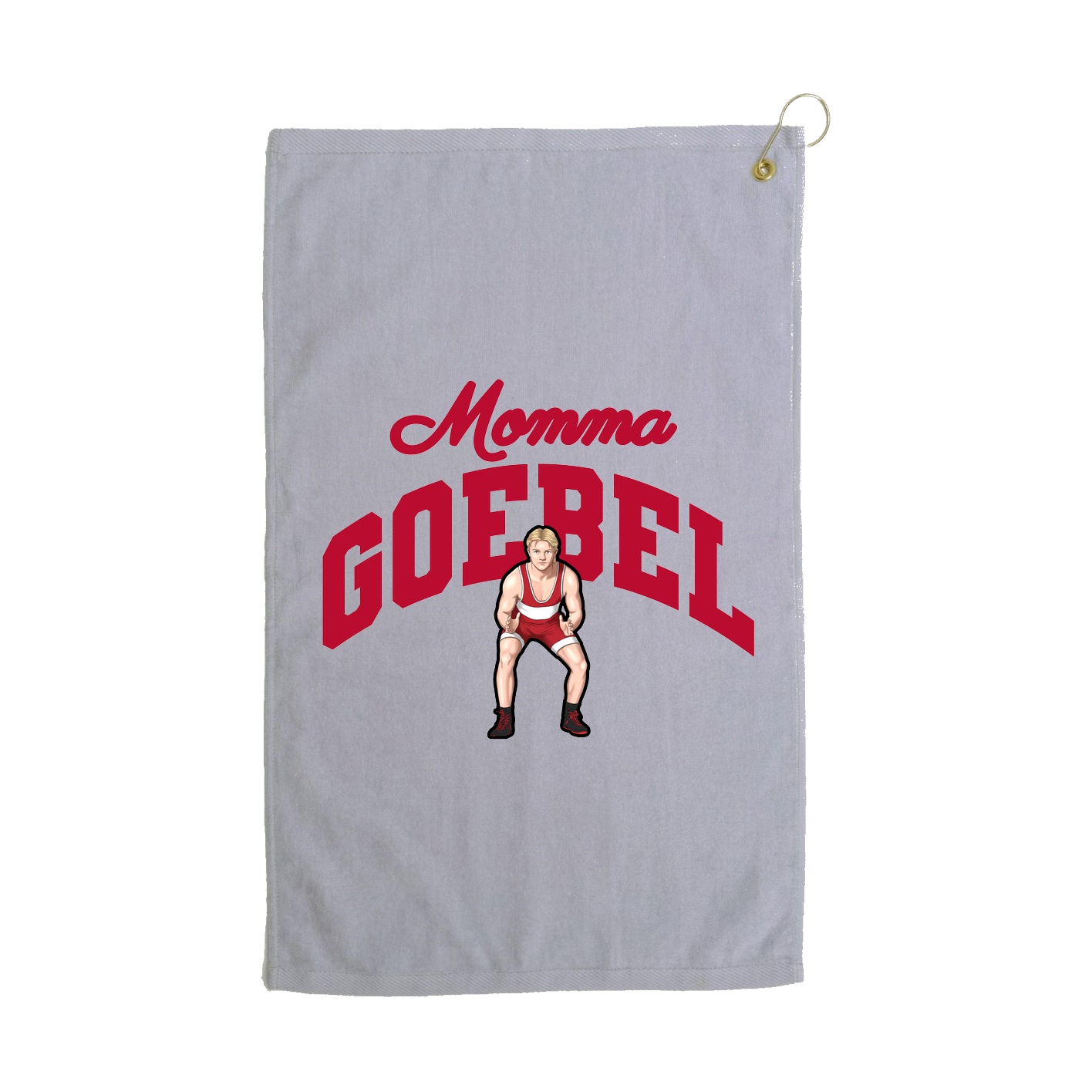 Golf Towel — Mothers Day Arch in Grey