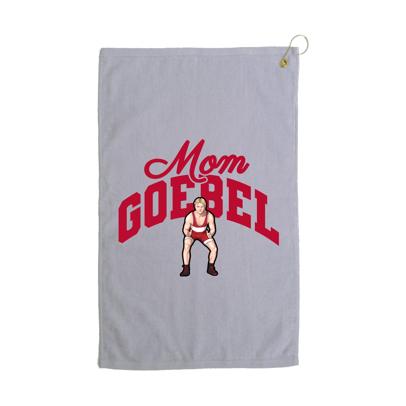 Golf Towel — Mothers Day Arch in Grey
