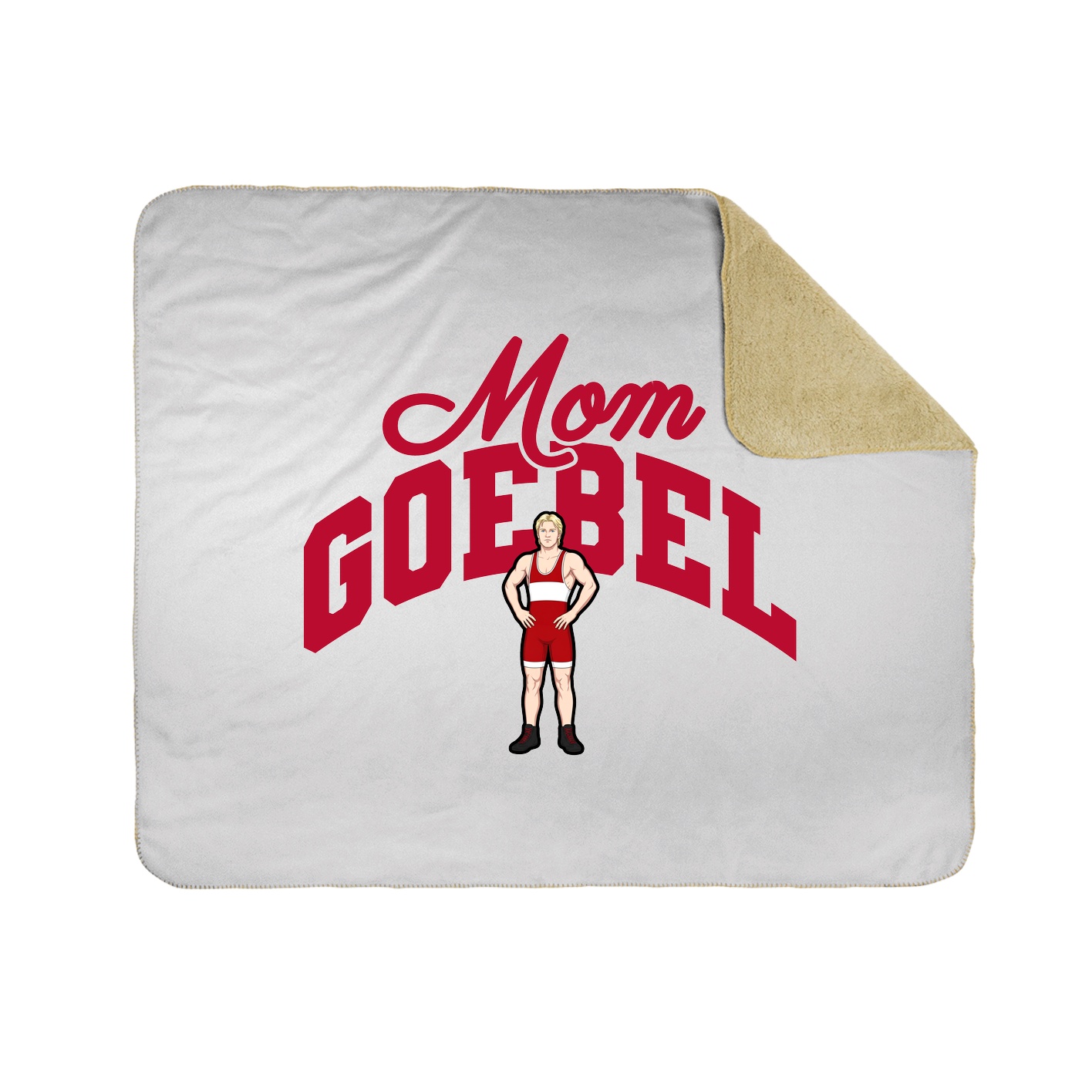 Throw Blanket — Mothers Day Arch in White