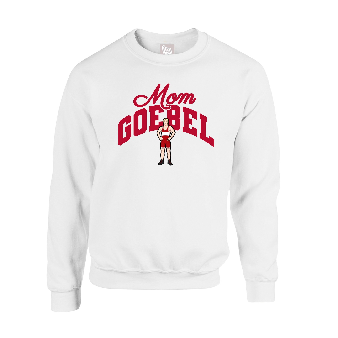 Fleece Crew — Mothers Day Arch in White