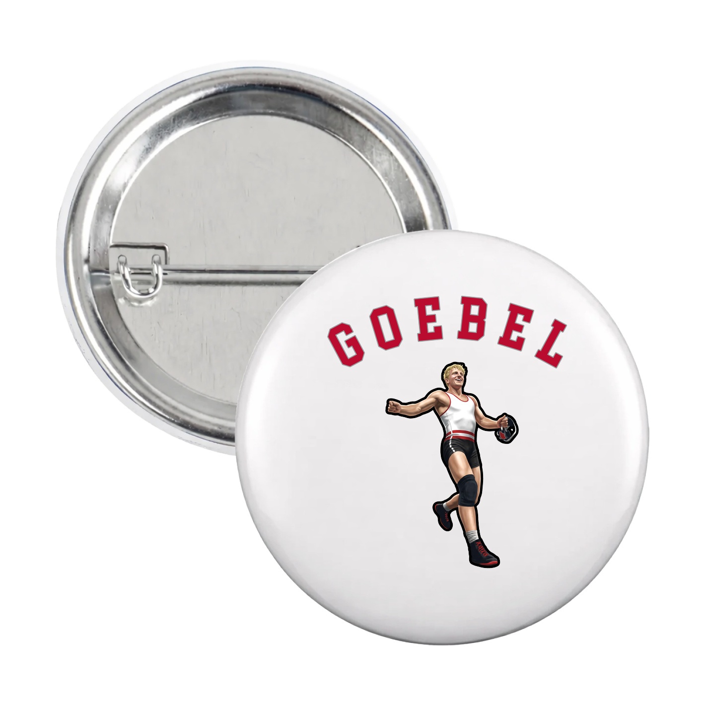 Game Day Button — Shirsey Arch in White