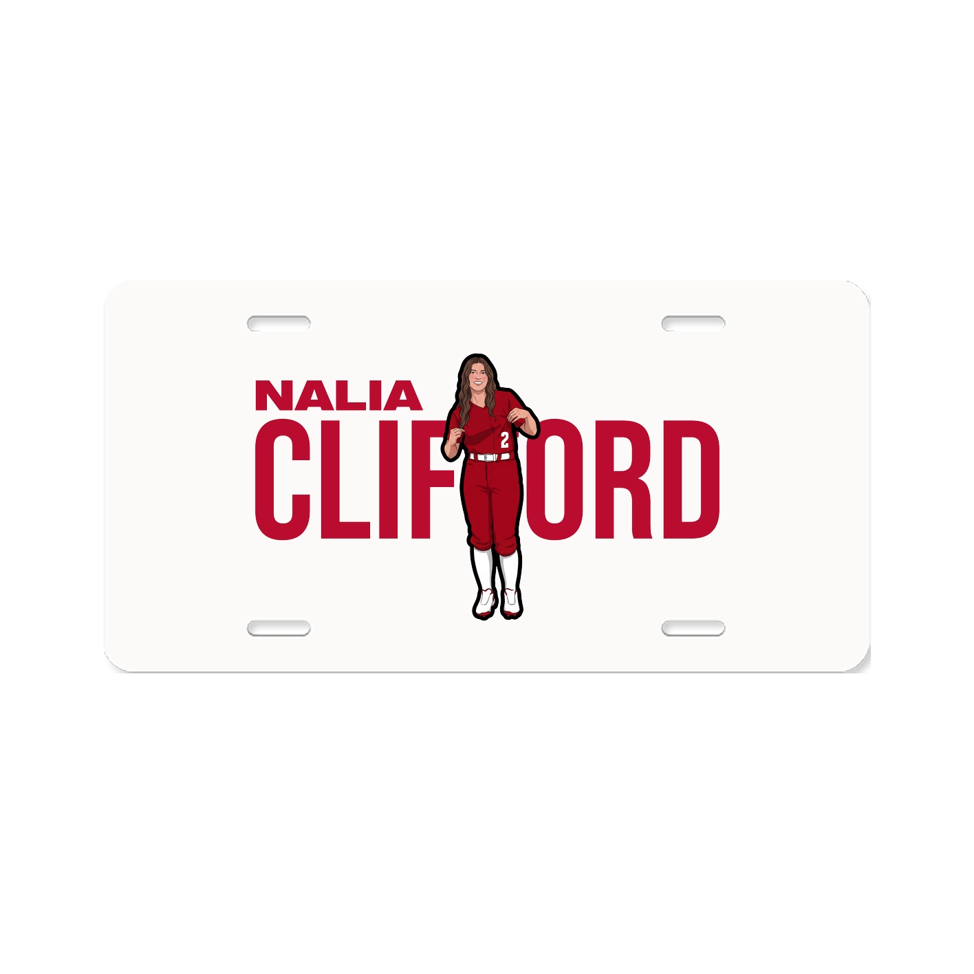 License Plate — Player Name in Classic