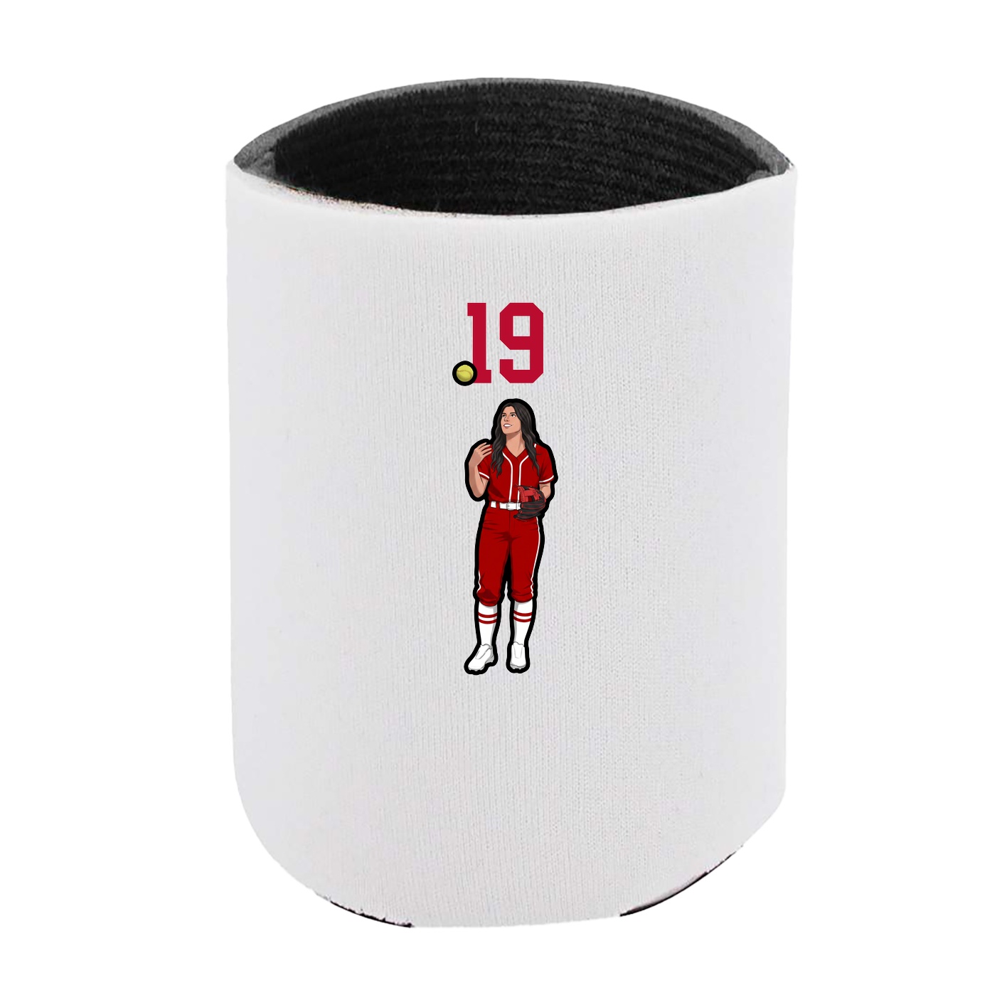 Can Holder — Number Top in White