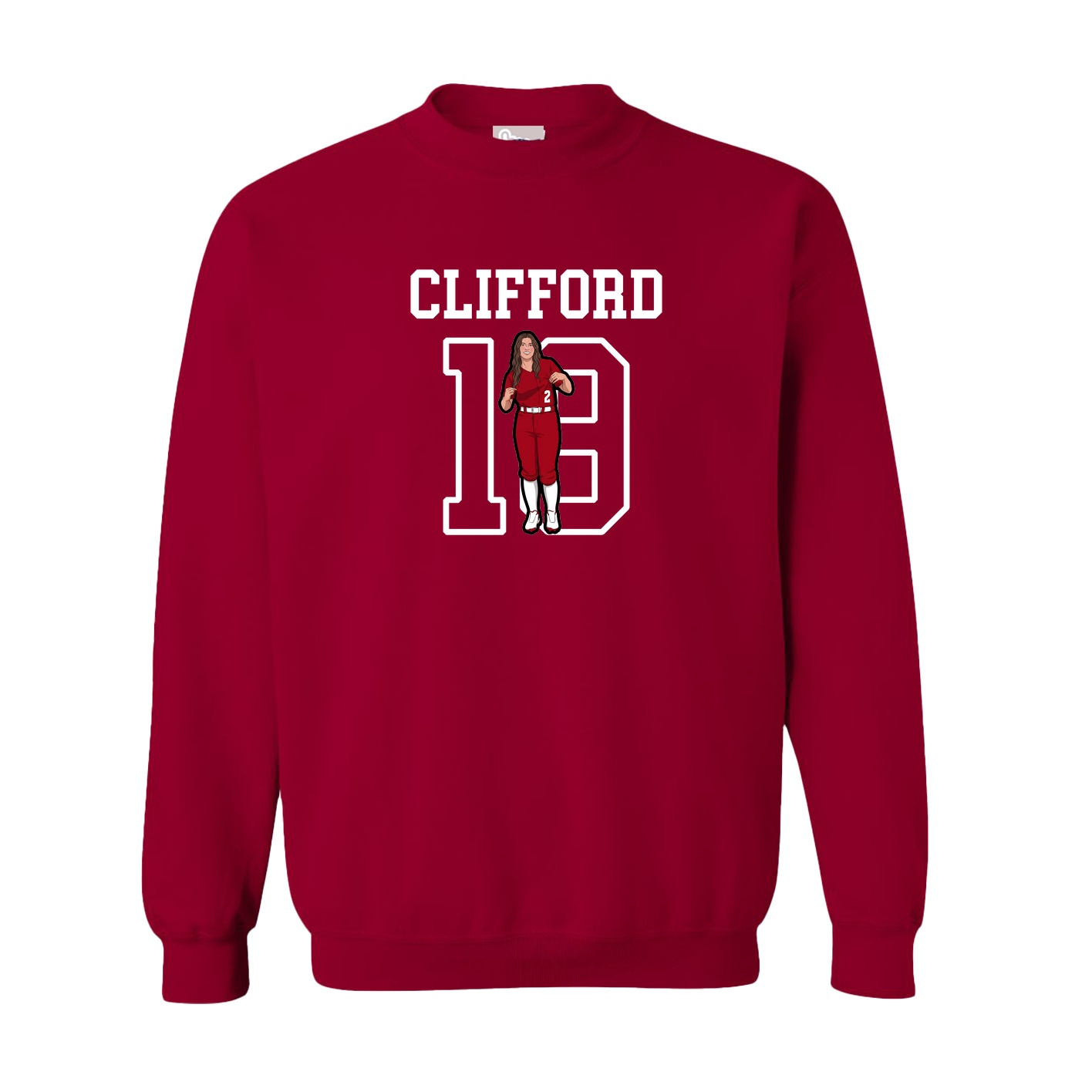 Fleece Crew — Shirsey in Cardinal