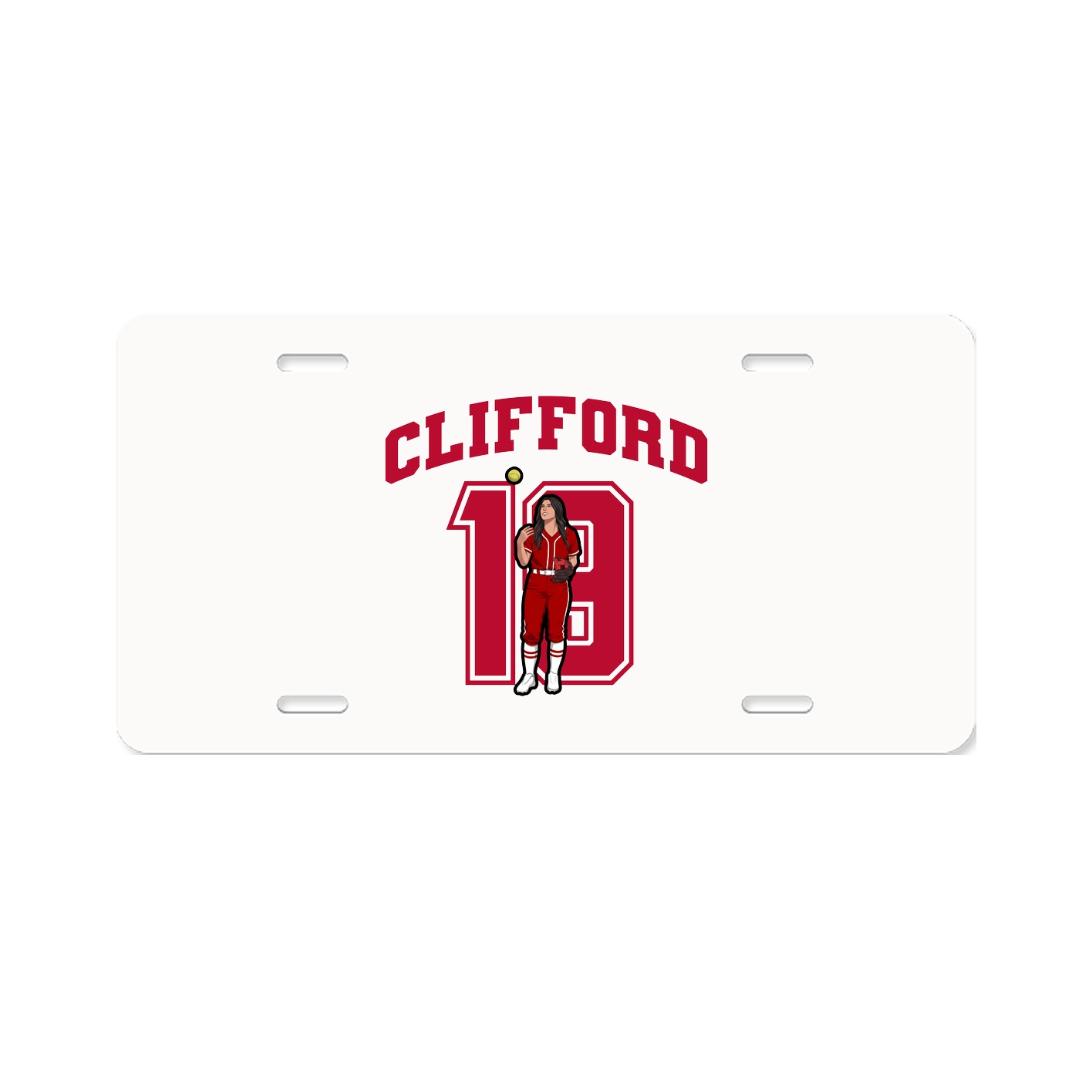 License Plate — Number in Classic