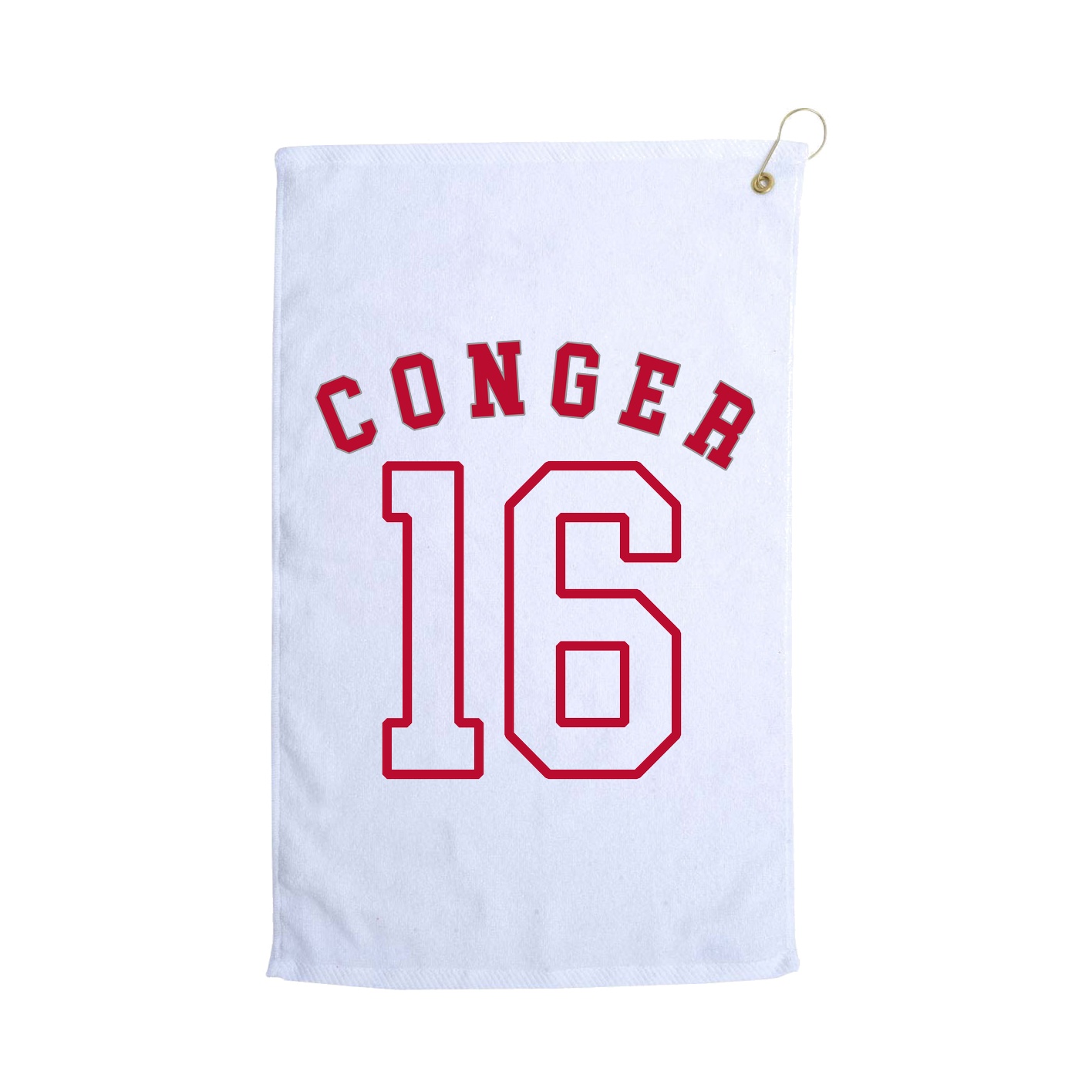 Golf Towel — Shirsey Arch in White
