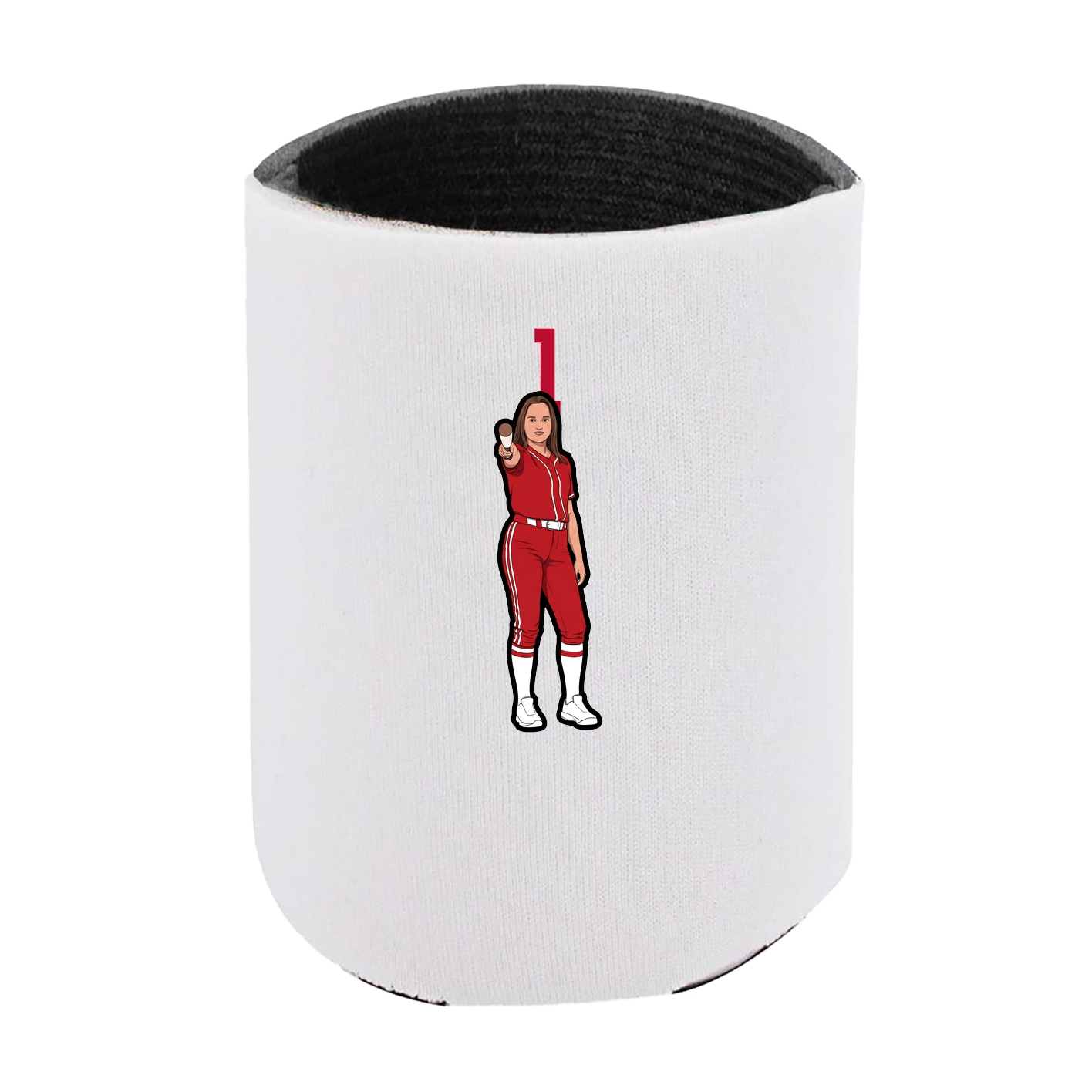 Can Holder — Number Top in White