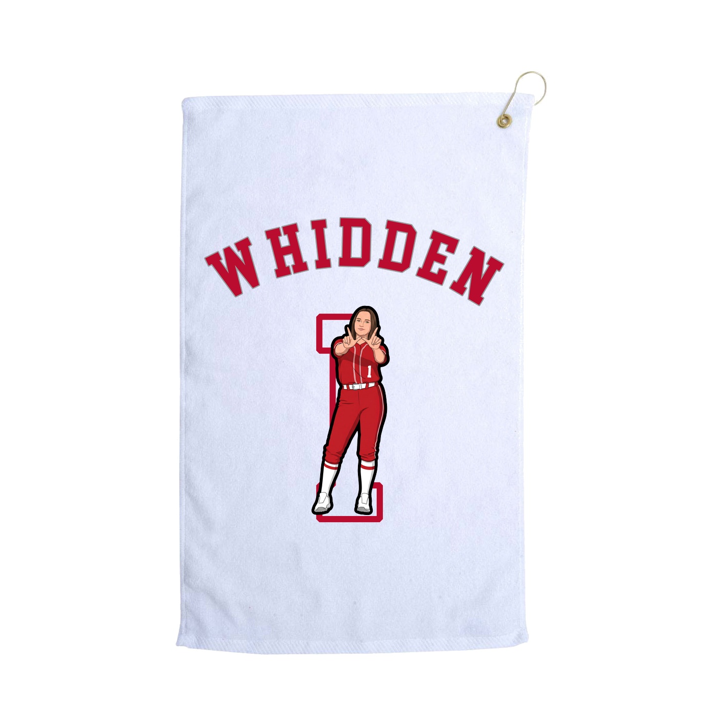 Golf Towel — Shirsey Arch in White