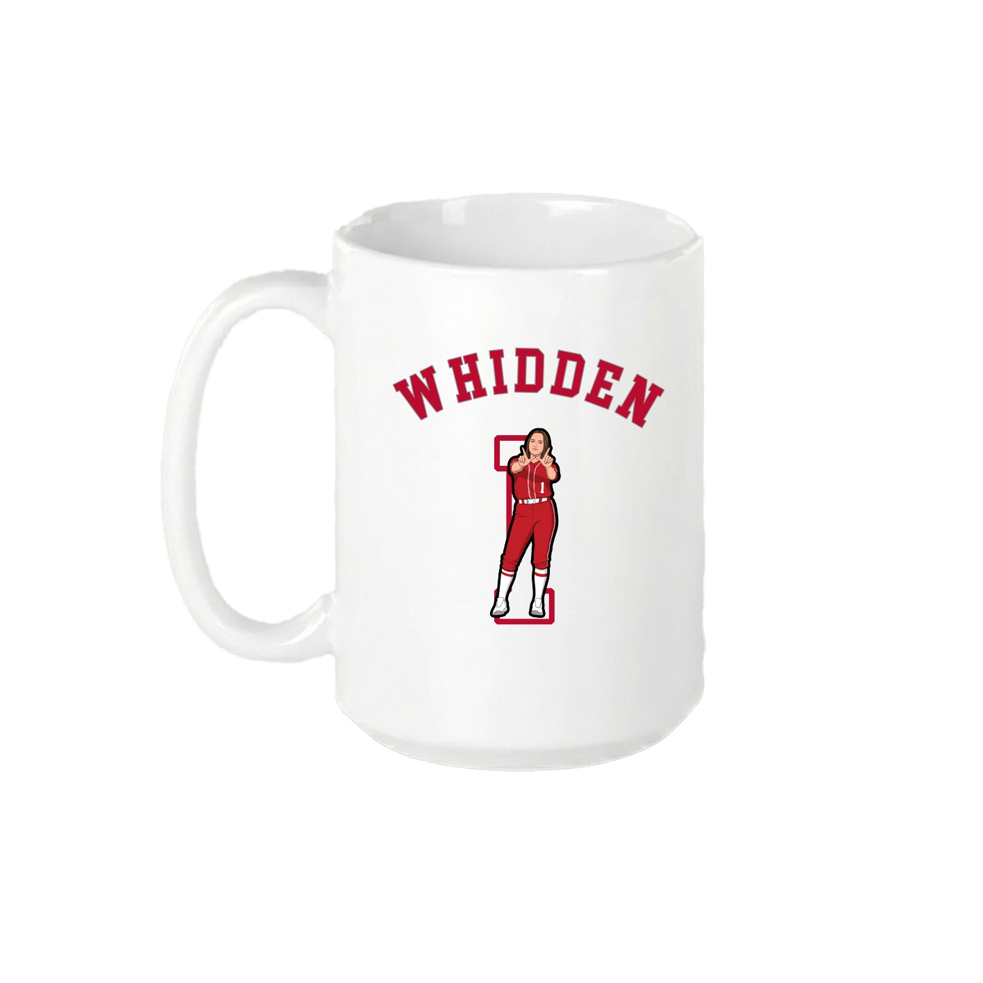 15oz Coffee Mug — Shirsey Arch in White
