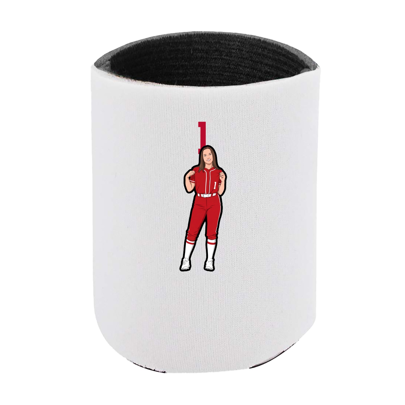 Can Holder — Number Top in White