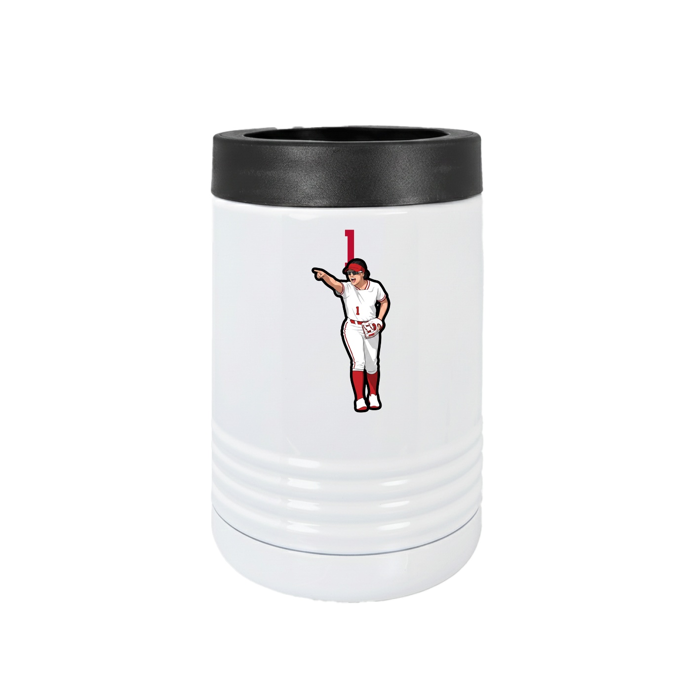Beverage Holder — Number Top in White