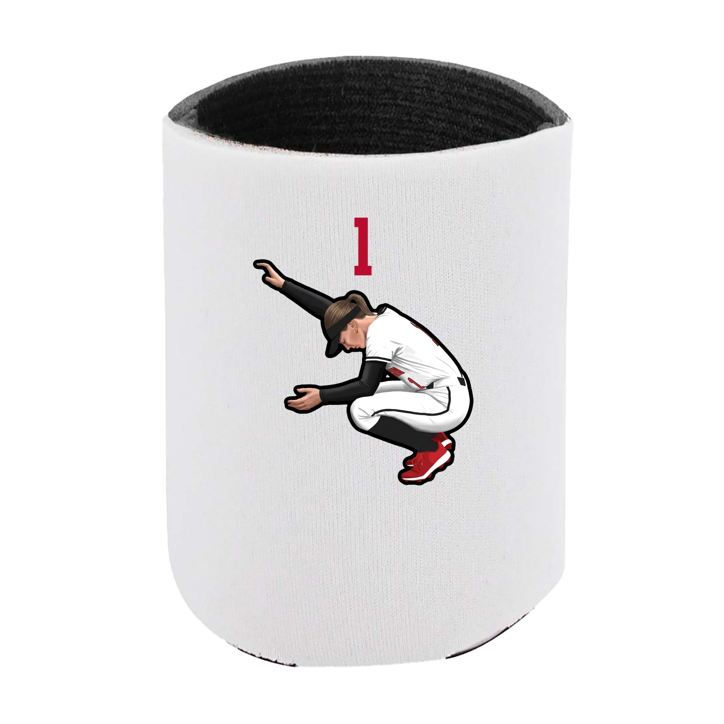 Can Holder — Number Top in White