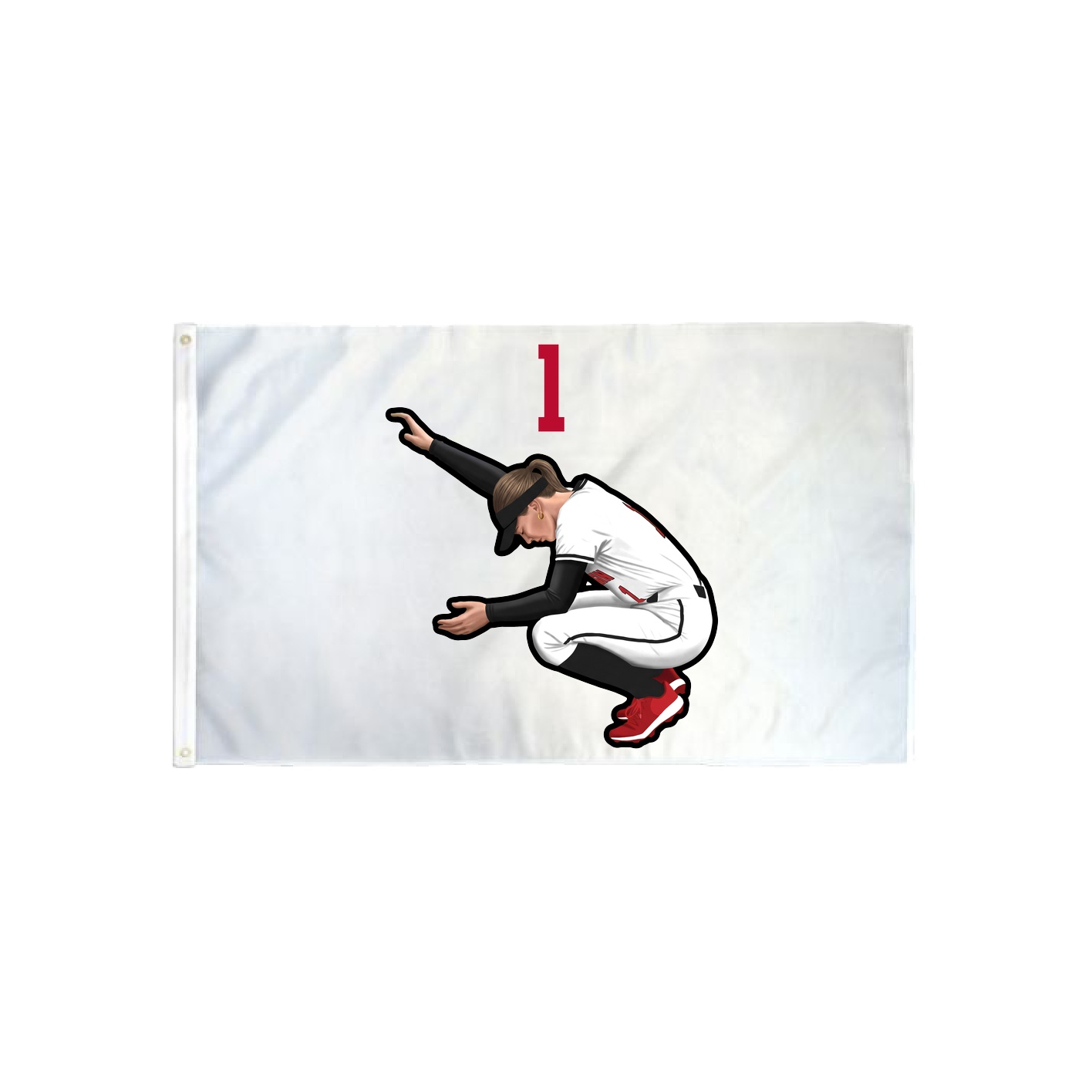 3x5 Flag — Number Top in Classic