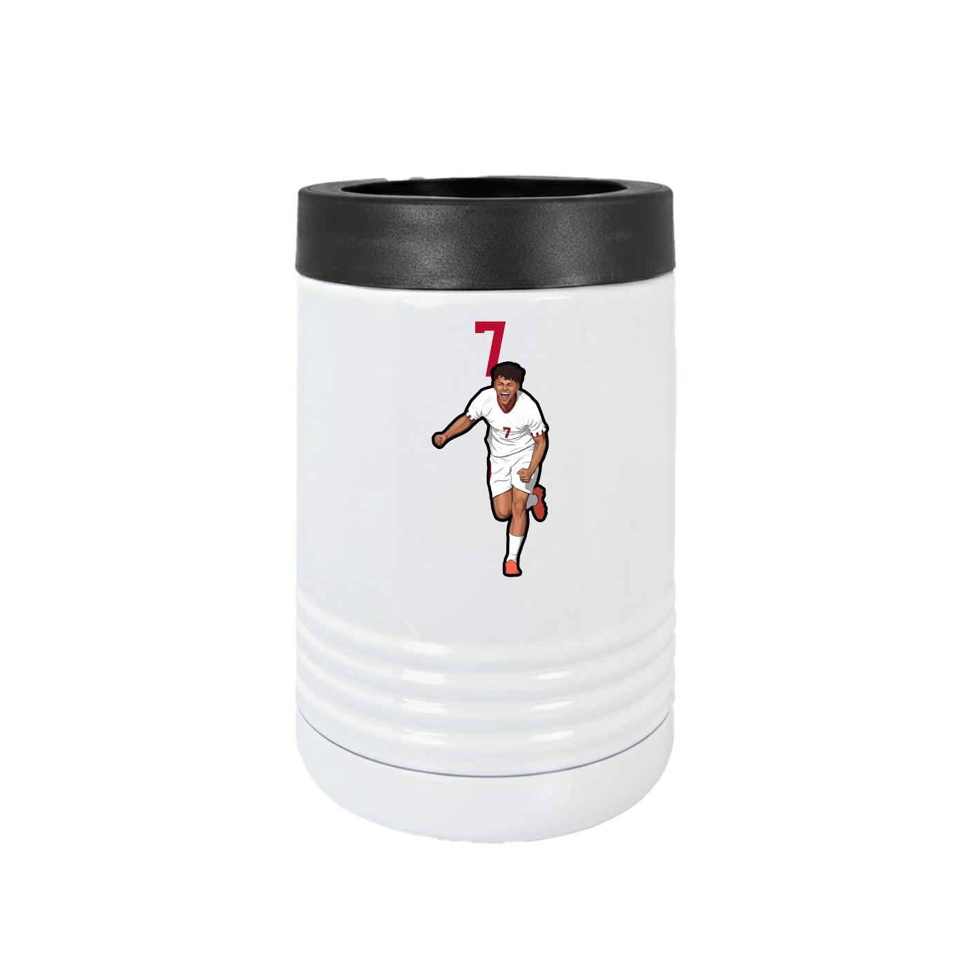 Beverage Holder — Number Top in White