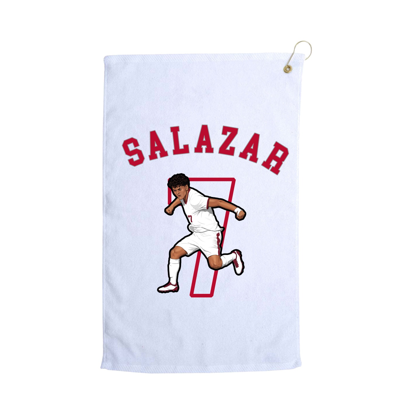 Golf Towel — Shirsey Arch in White