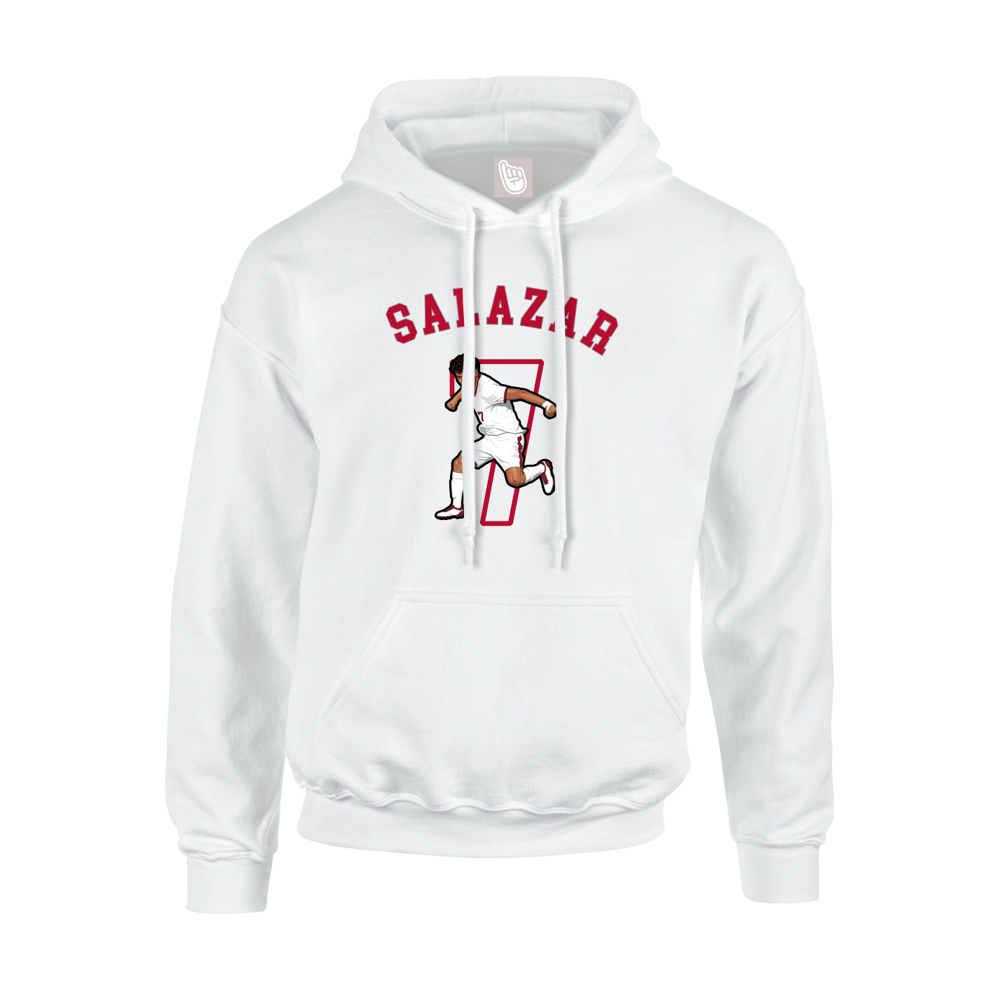 Hoodie — Shirsey Arch in White