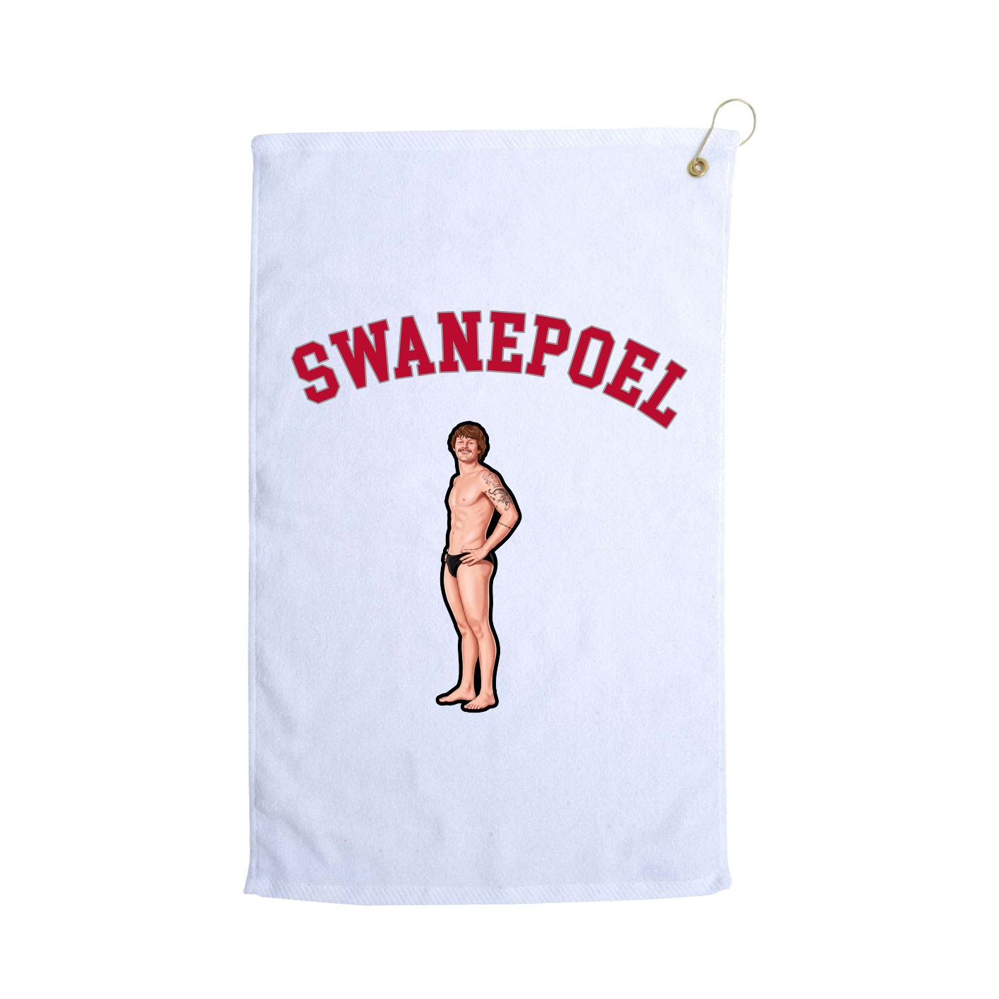 Golf Towel — Shirsey Arch in White