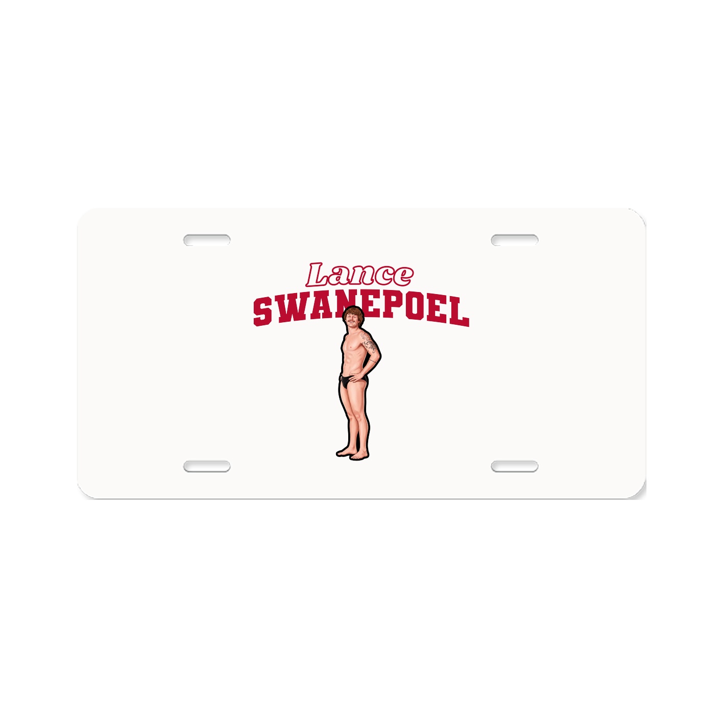 License Plate — Name Arch in Classic