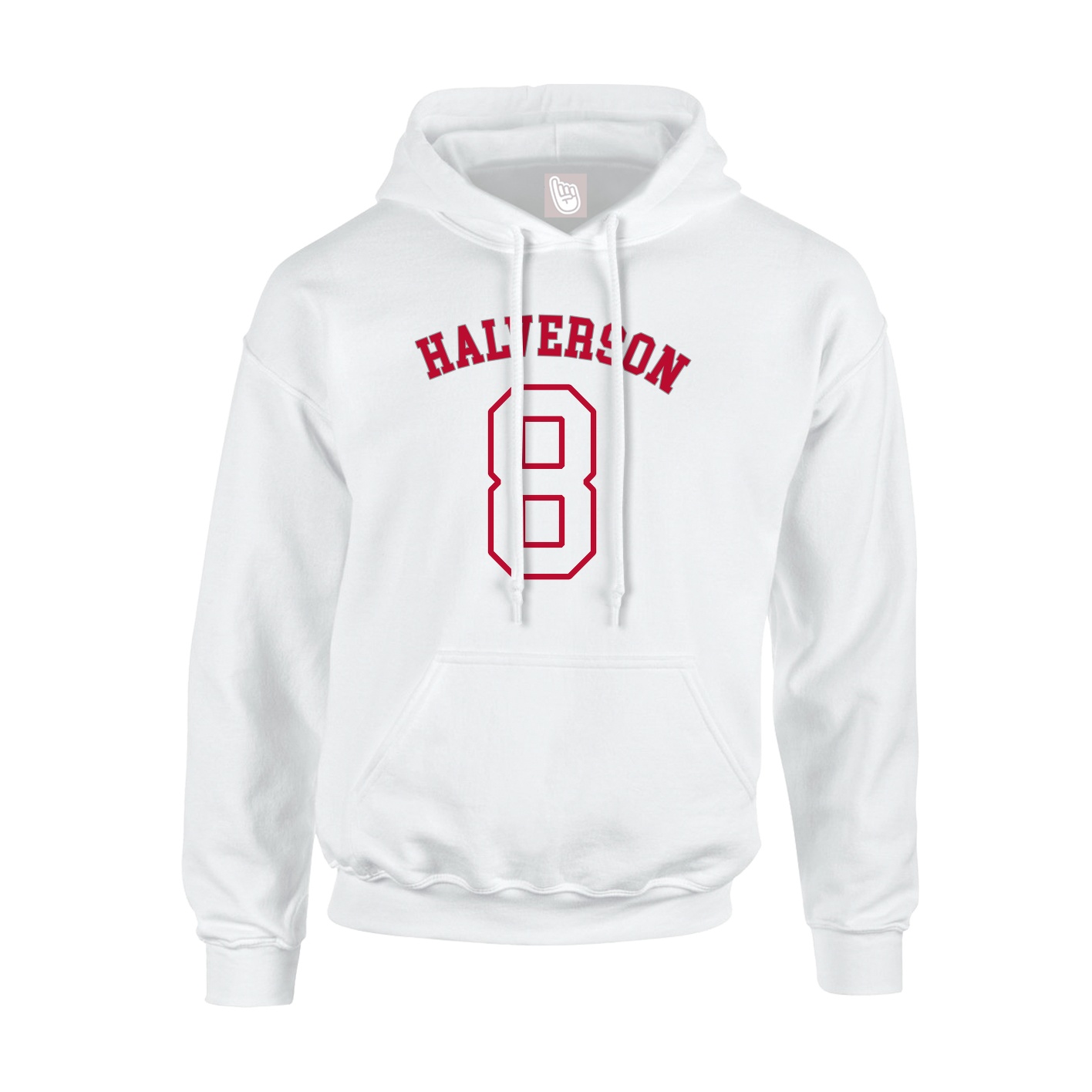 Youth Hoodie — Shirsey Arch in White