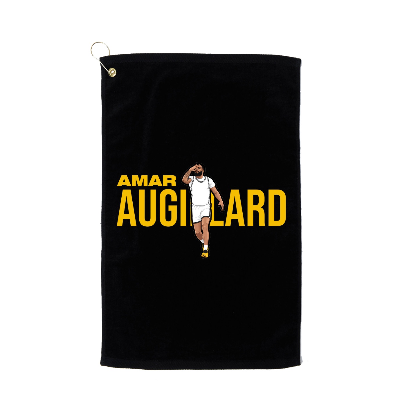 Golf Towel — Player Name in Black