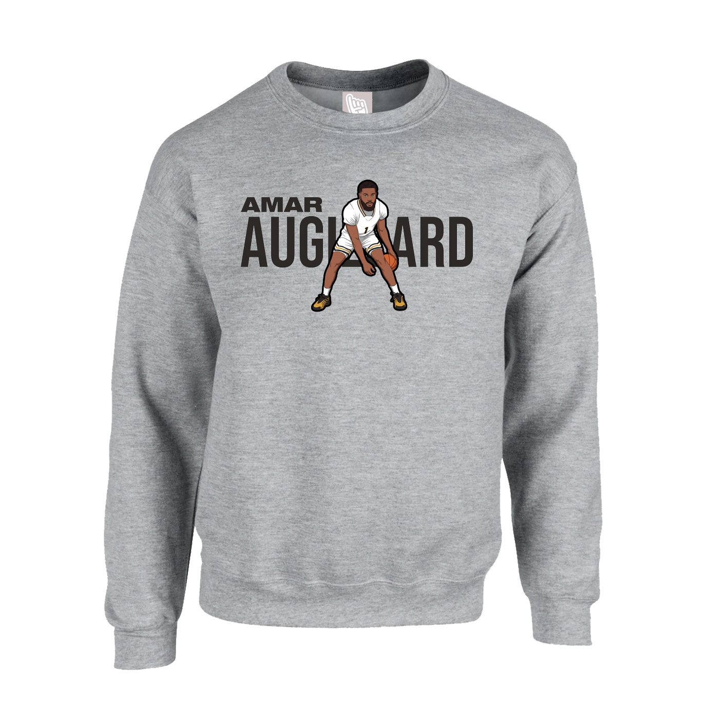 Fleece Crew — Player Name in Grey