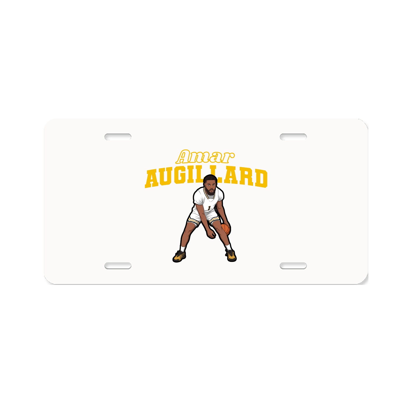 License Plate — Name Arch in Classic