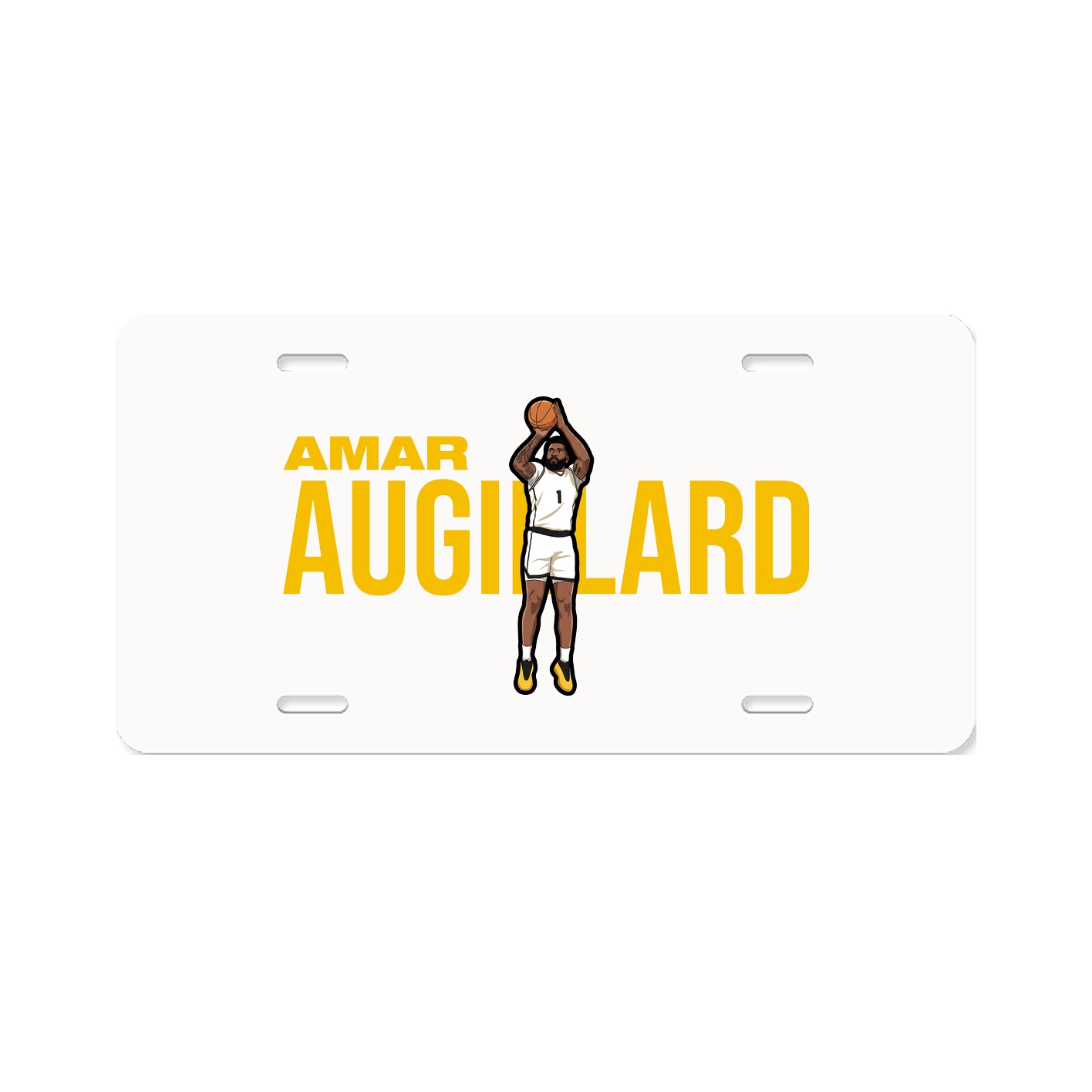 License Plate — Player Name in Classic