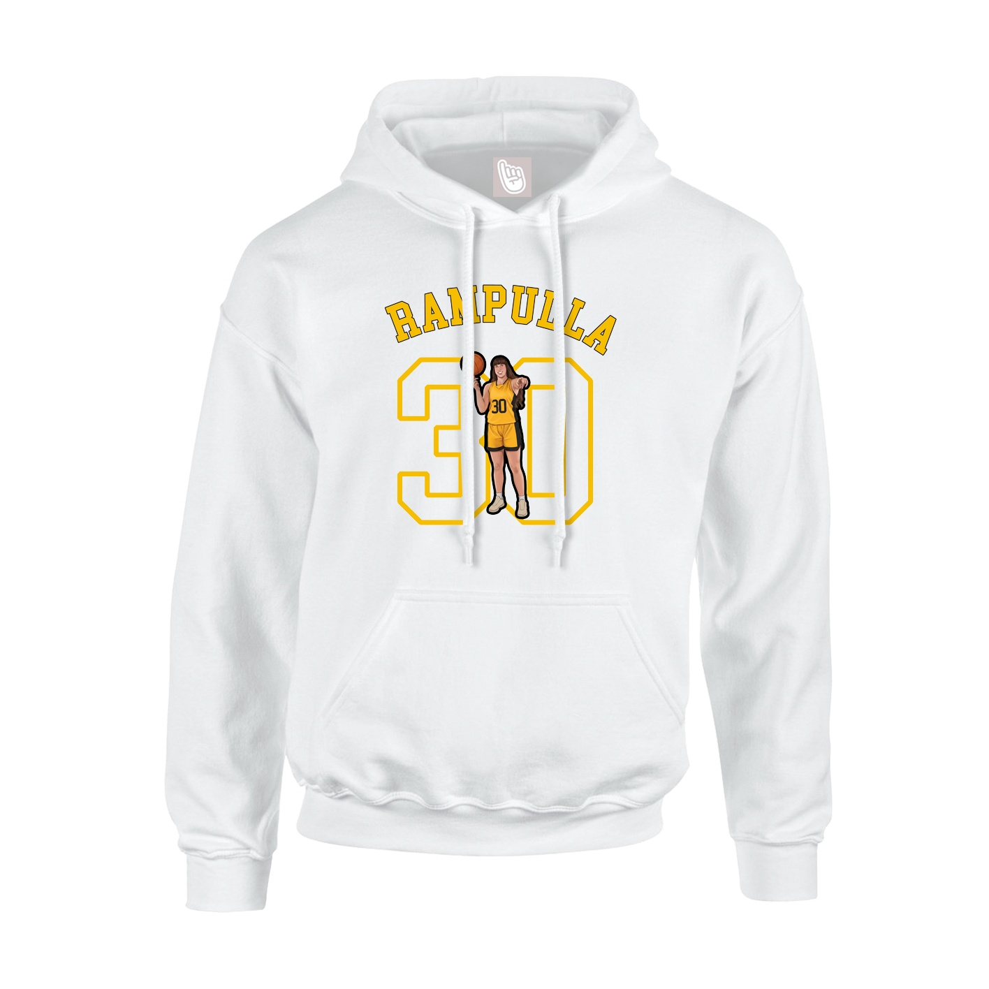 Hoodie — Shirsey Arch in White