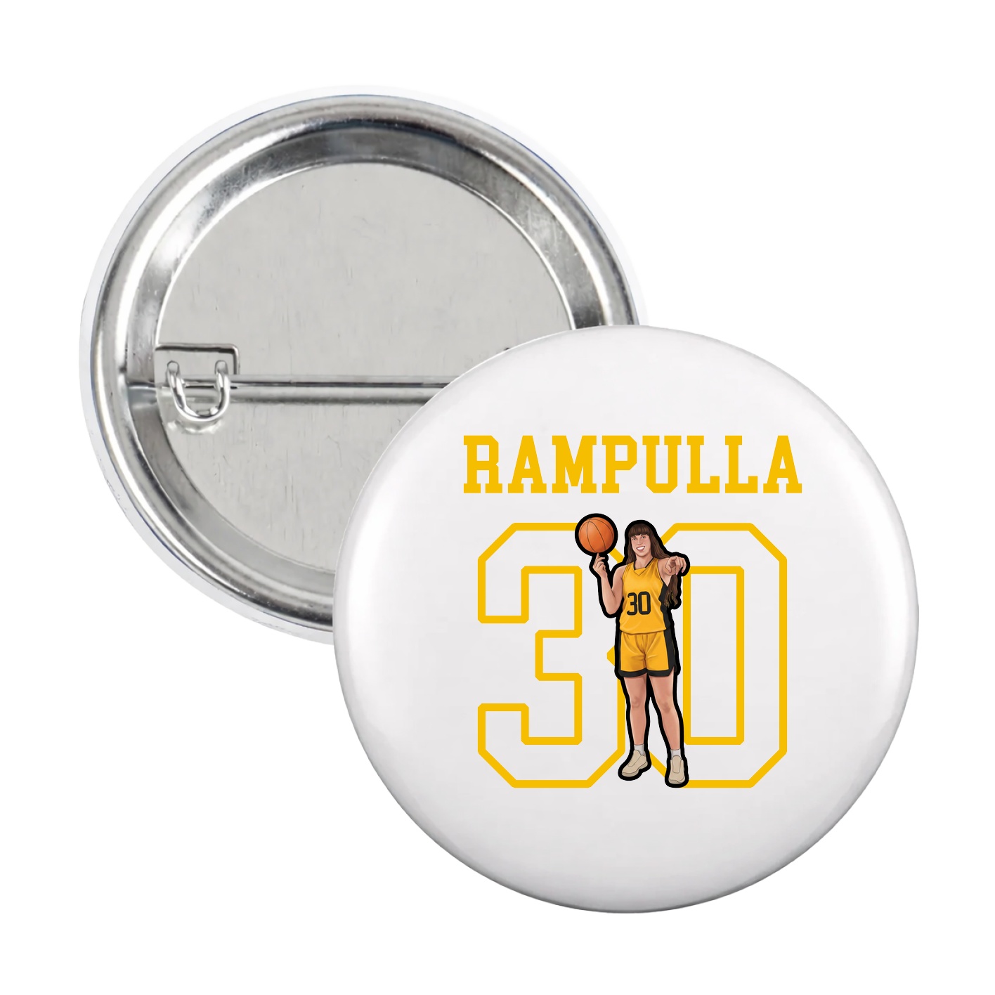 Game Day Button — Shirsey in White