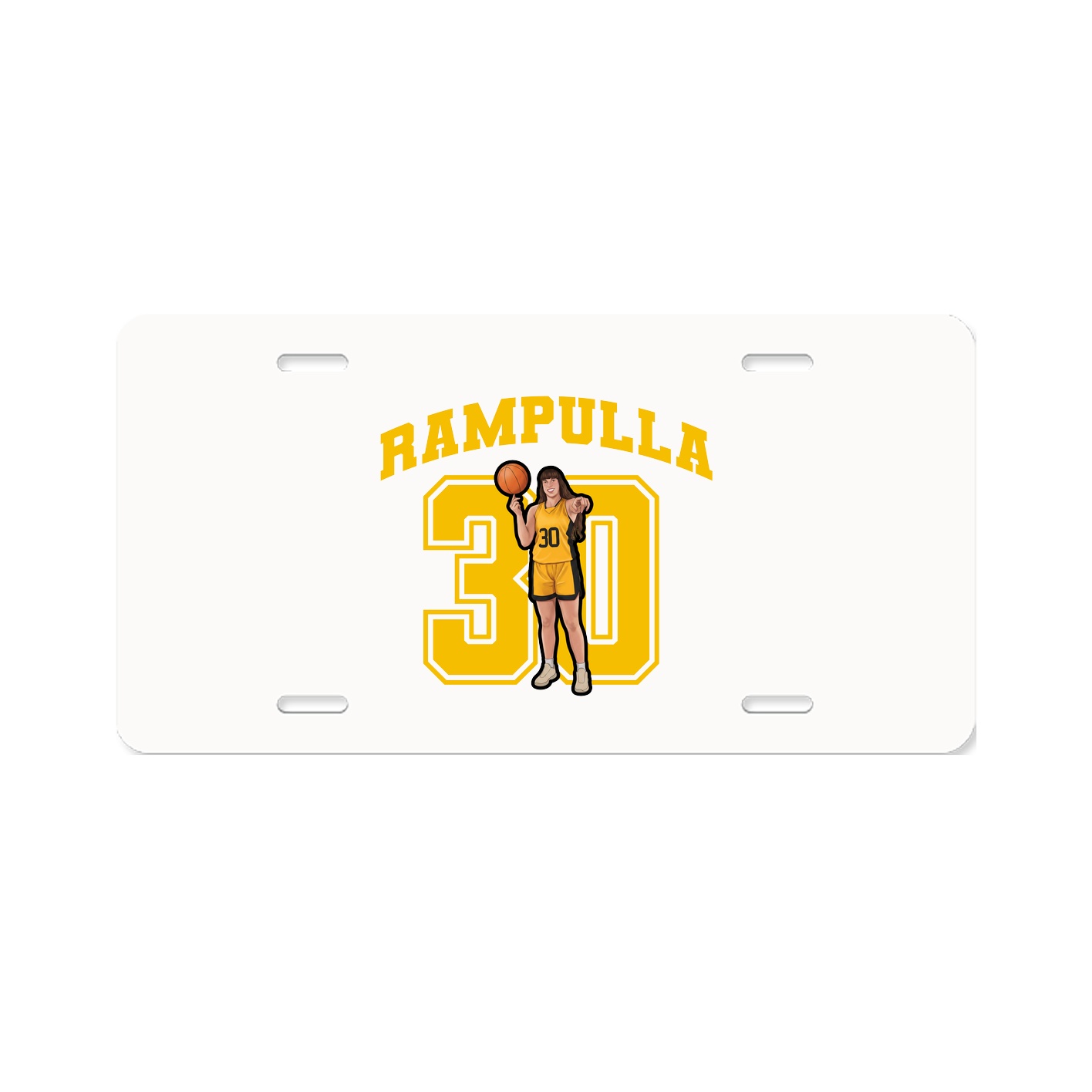License Plate — Number in Classic