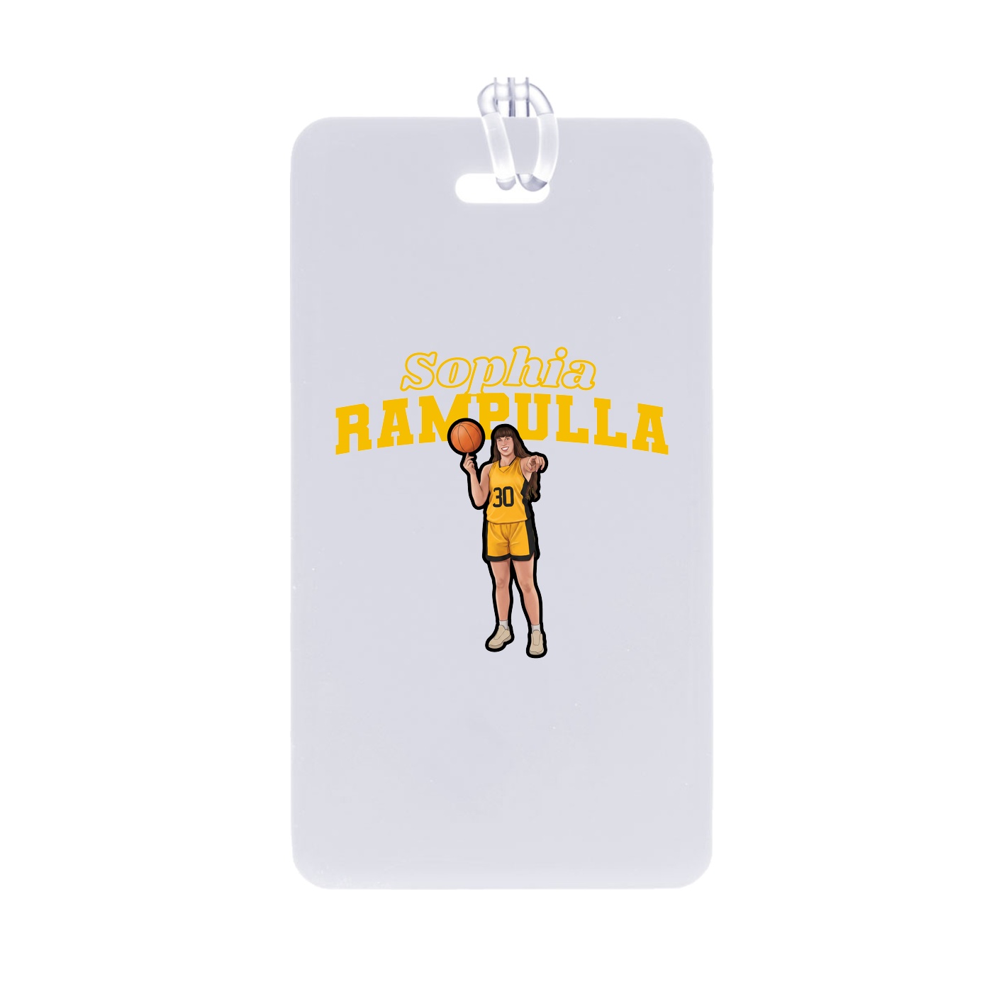 Bag Tag — Name Arch in Classic