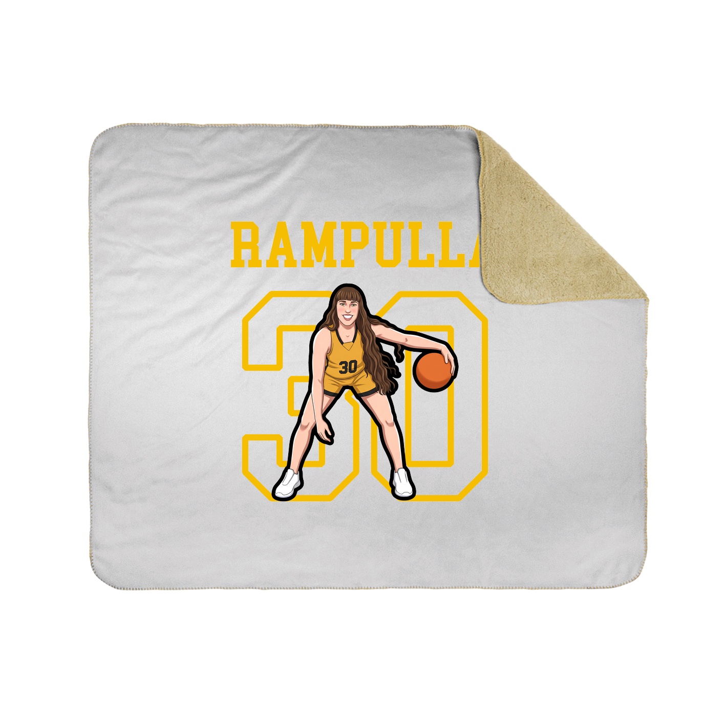Throw Blanket — Shirsey in White