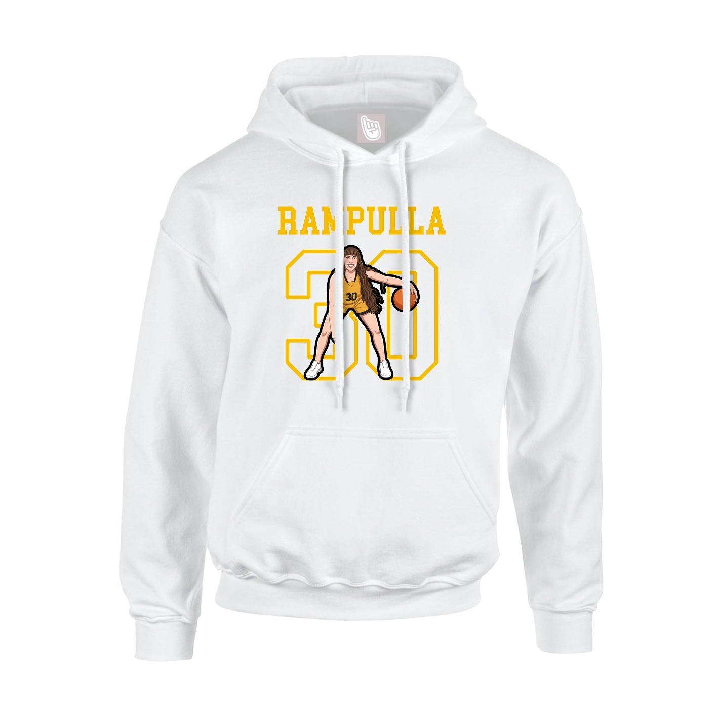 Hoodie — Shirsey in White