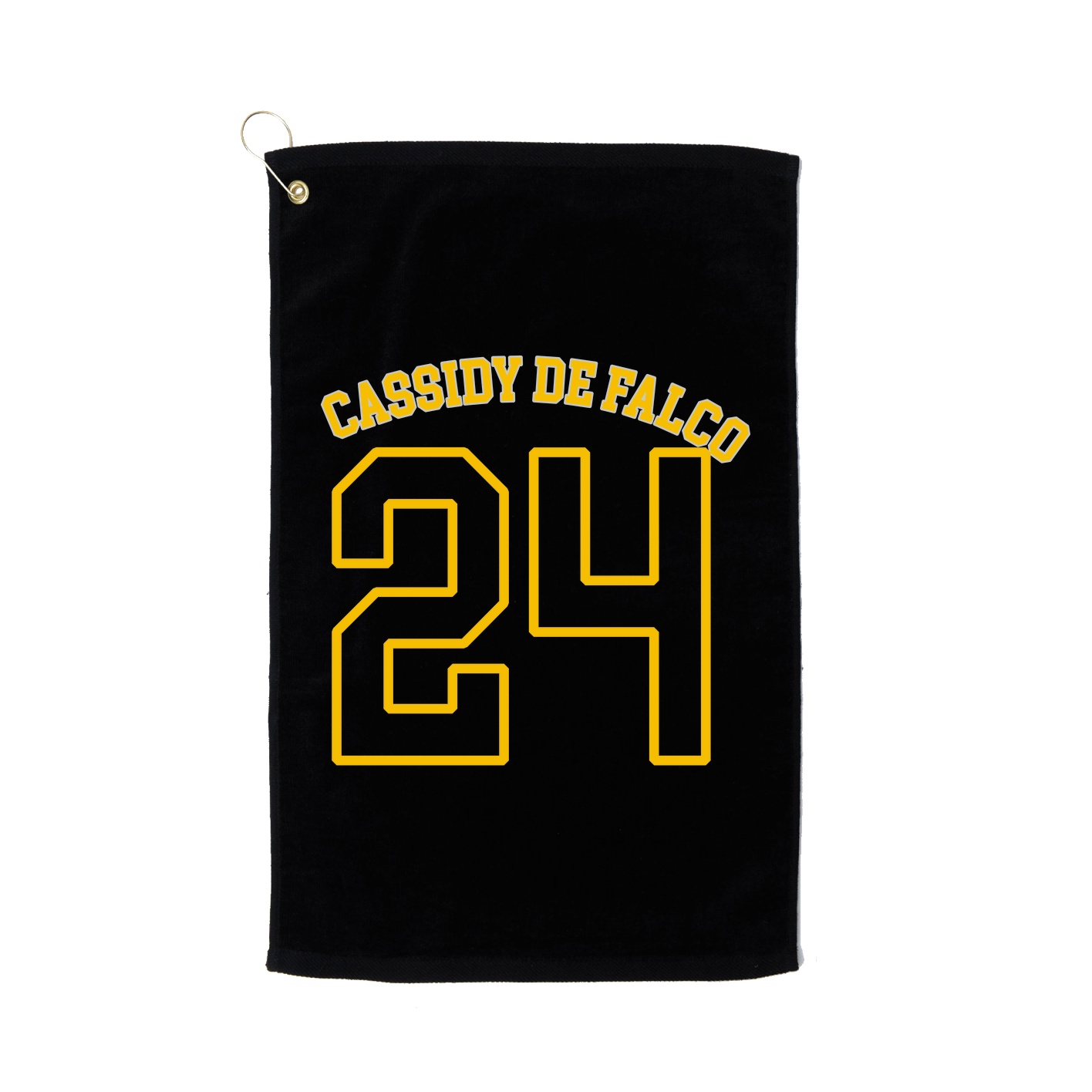 Golf Towel — Shirsey Arch in Black