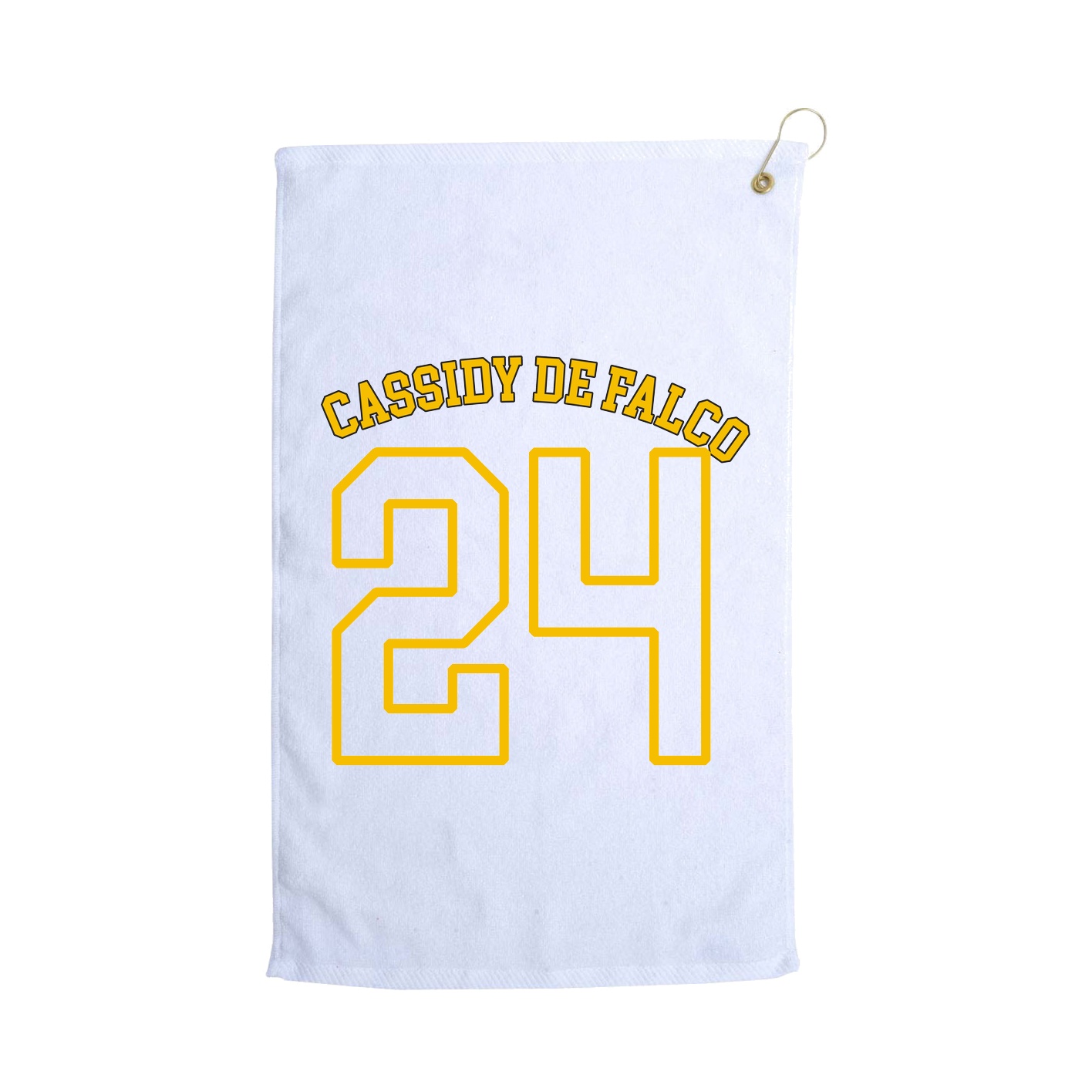 Golf Towel — Shirsey Arch in White