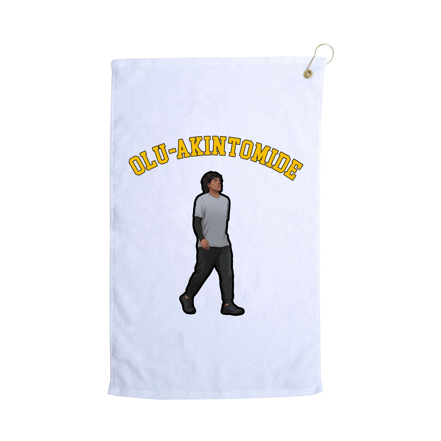 Golf Towel — Shirsey Arch in White