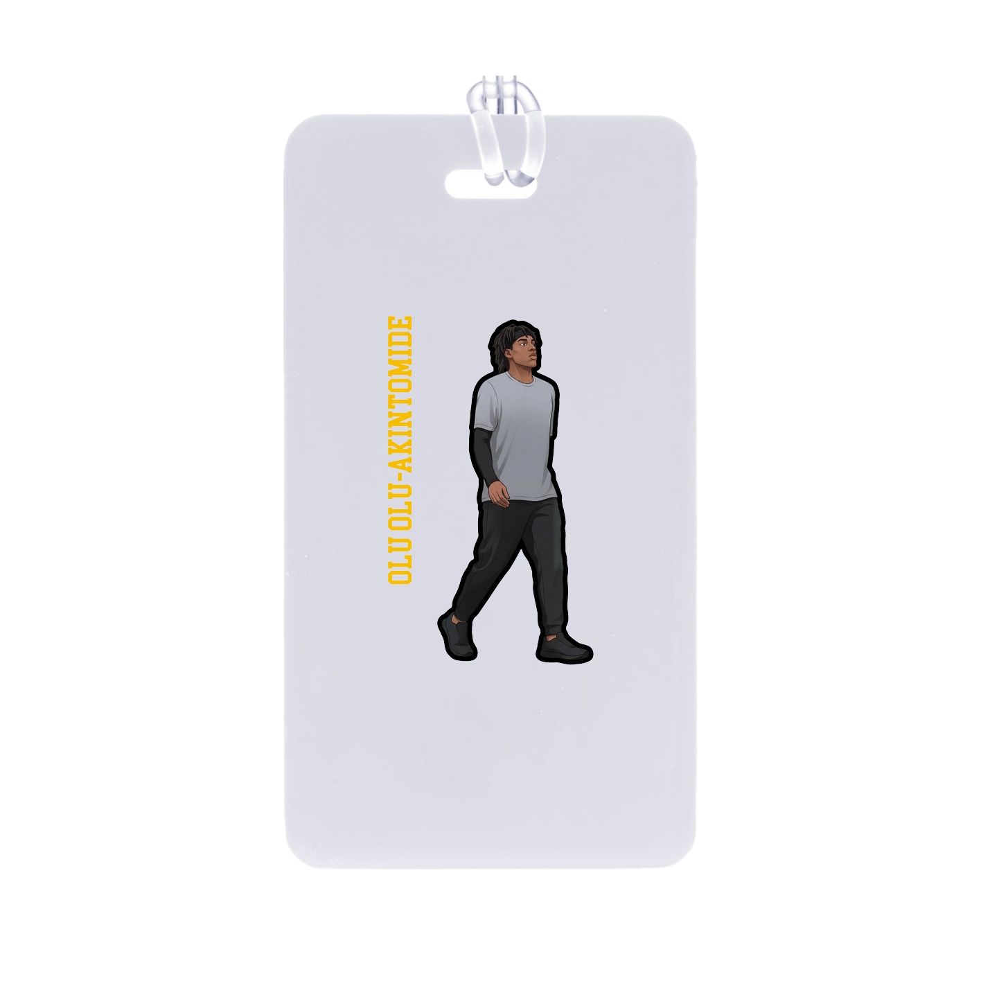Bag Tag — Name Vertical in Classic