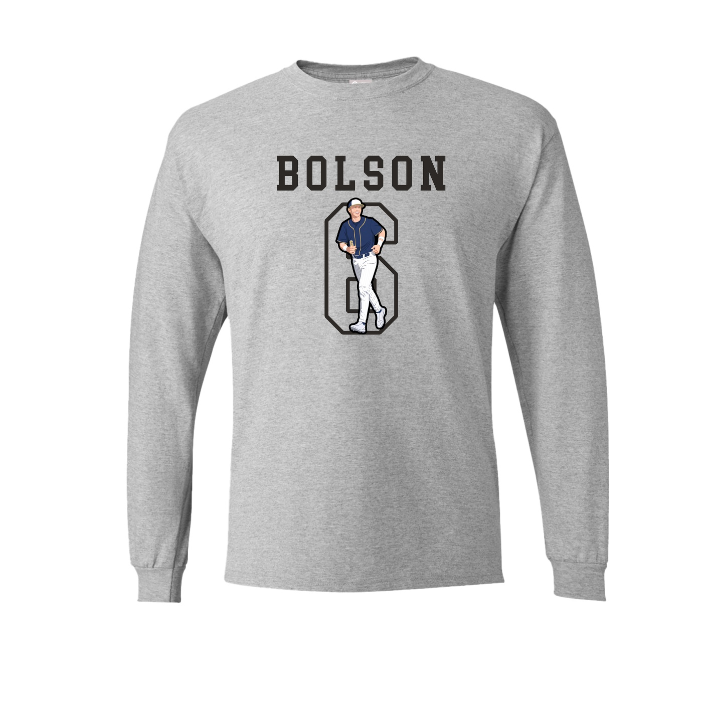 Long Sleeve Tee — Shirsey in Grey