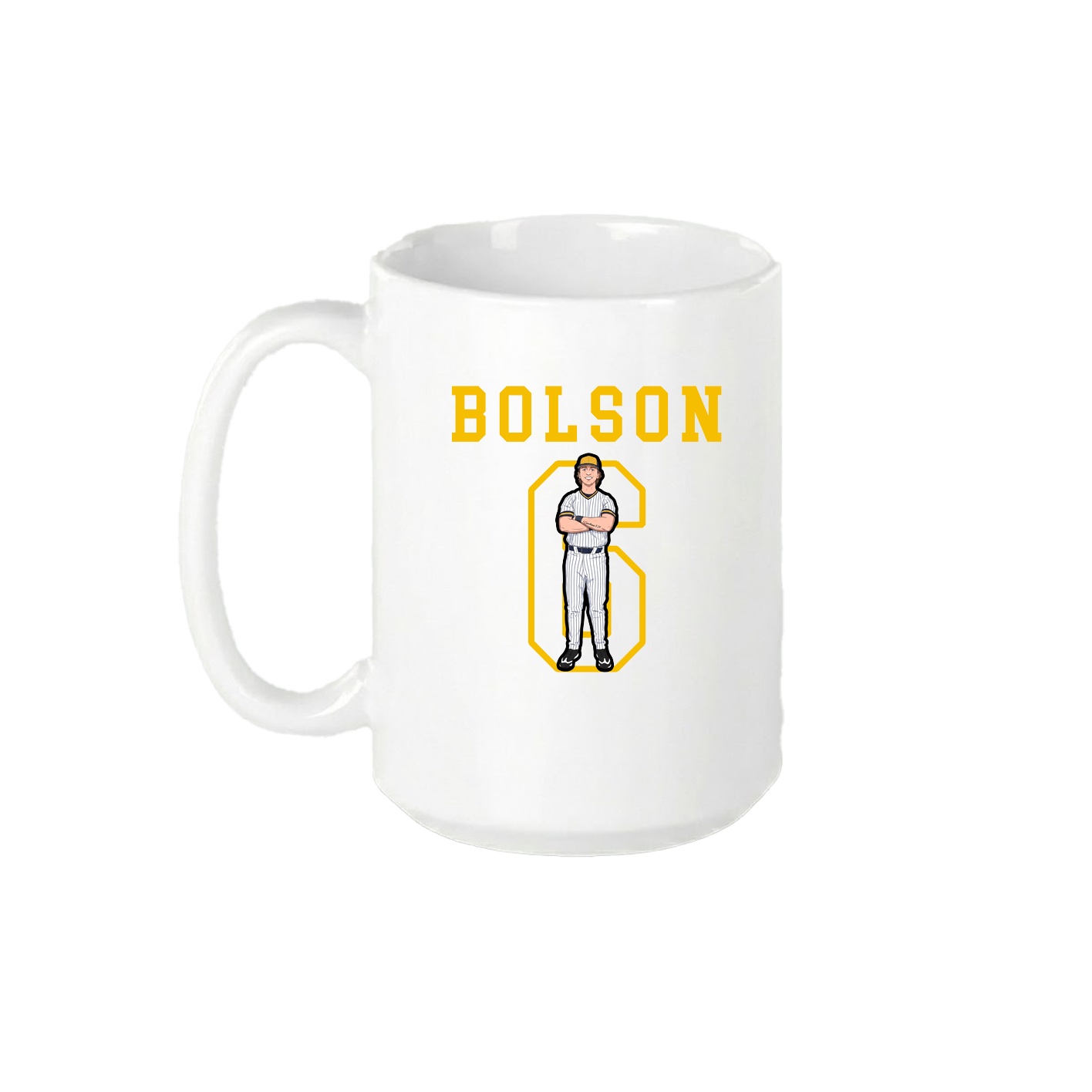 15oz Coffee Mug — Shirsey in White