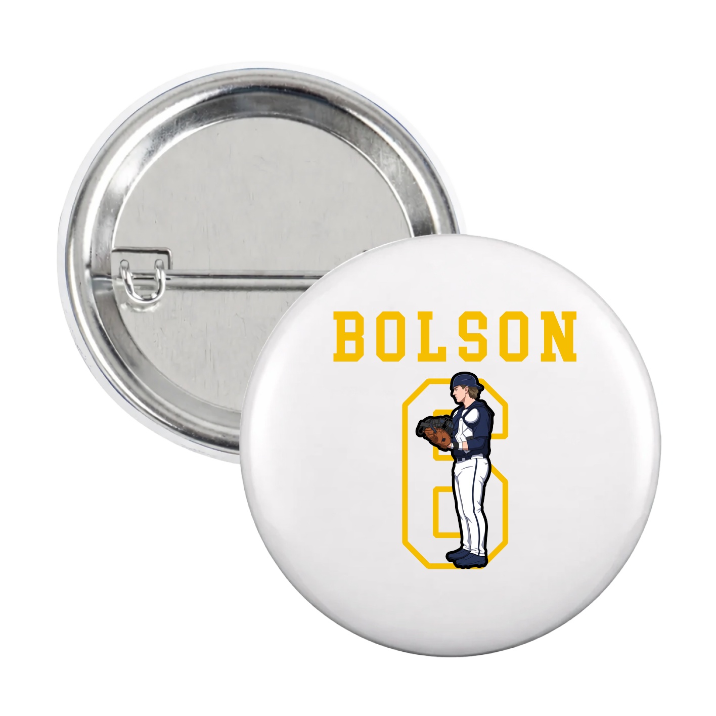 Game Day Button — Shirsey in White