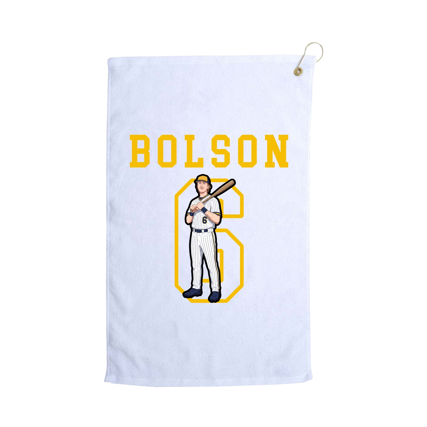 Golf Towel — Shirsey in White
