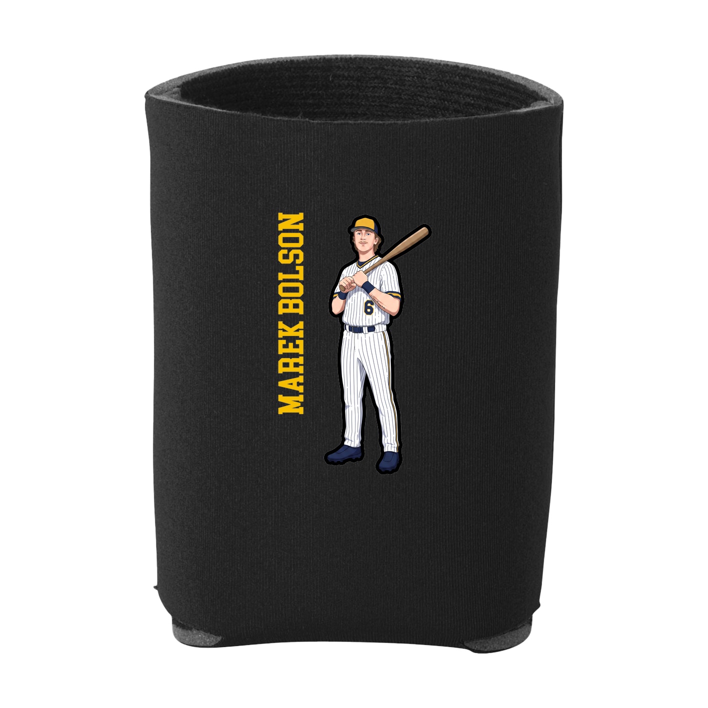 Can Holder — Name Vertical in Black