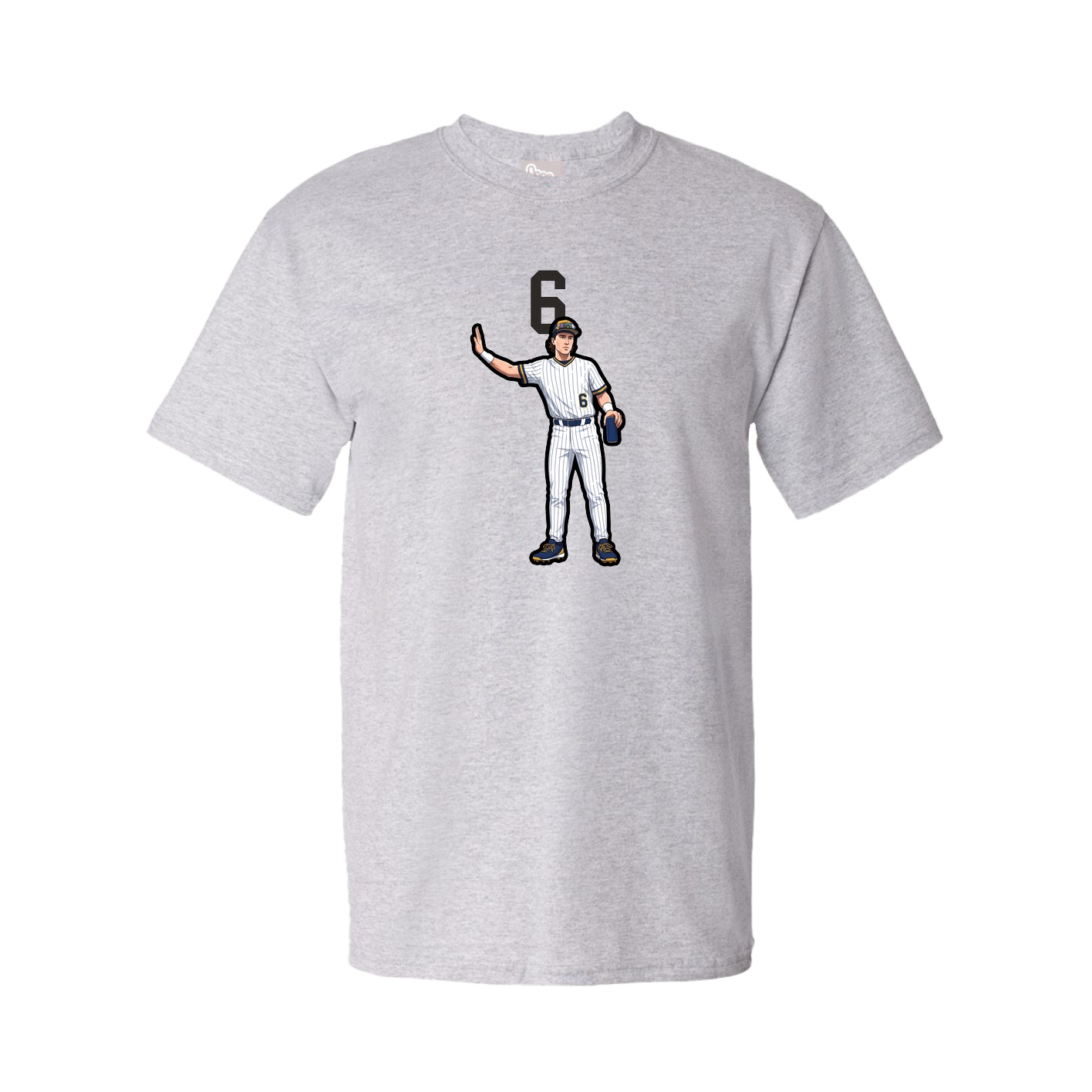Tee — Number Top in Grey