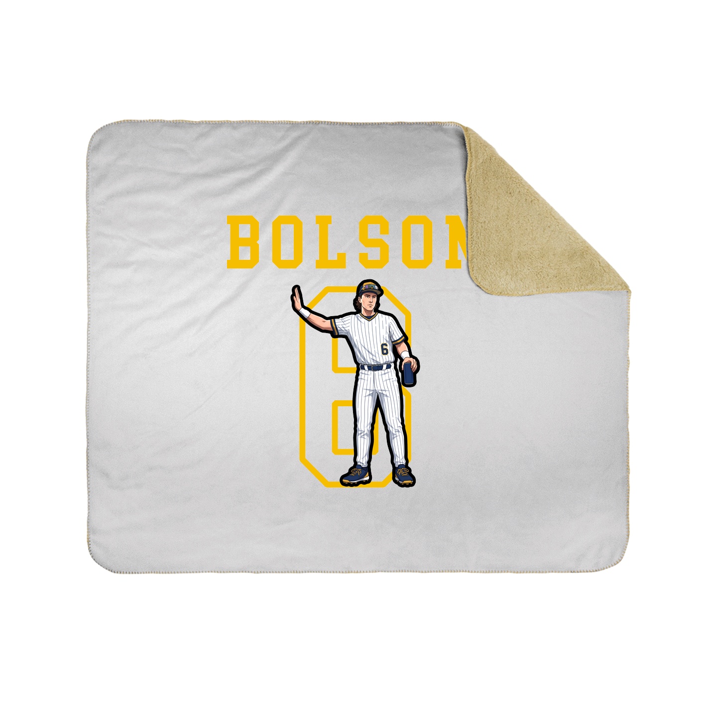Throw Blanket — Shirsey in White