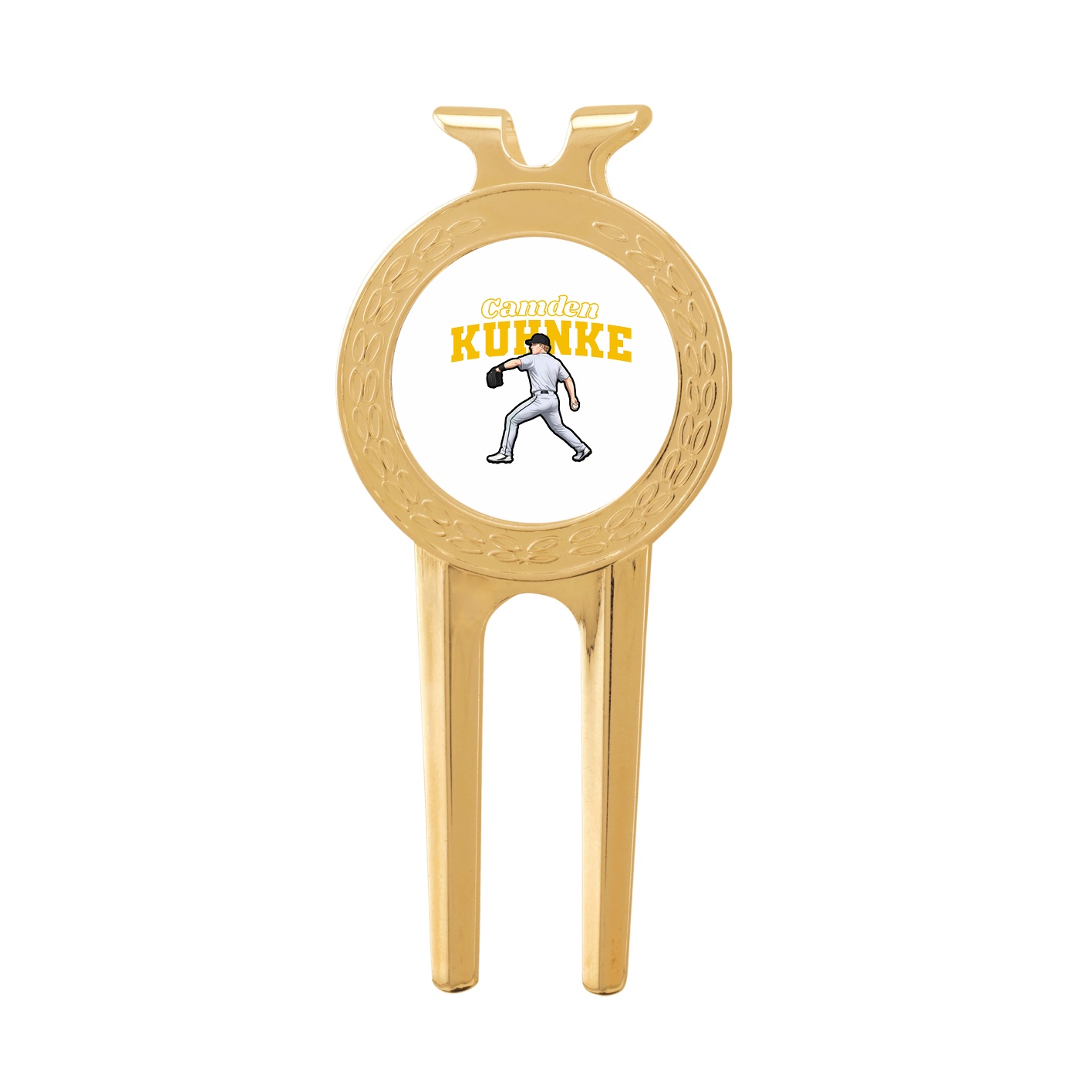 Divot Tool with Ball Marker — Name Arch in Classic