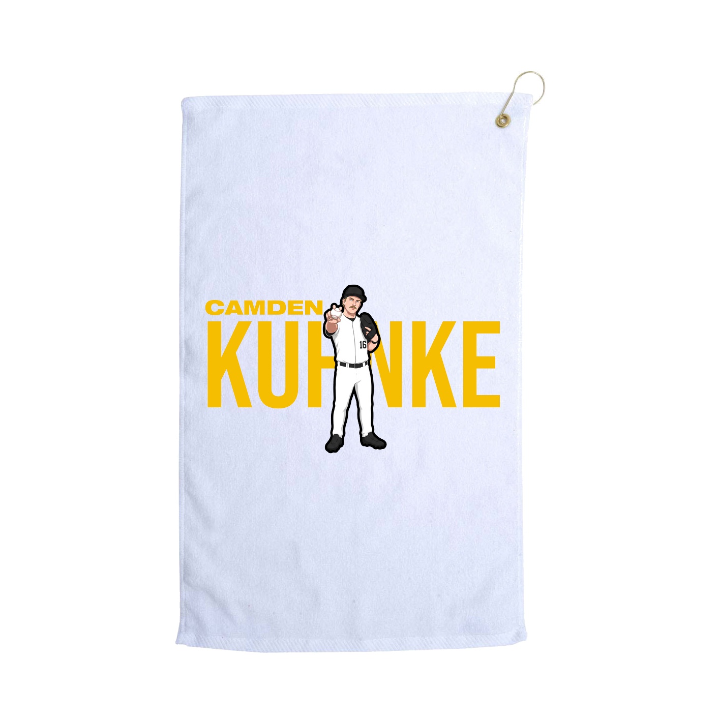 Golf Towel — Player Name in White