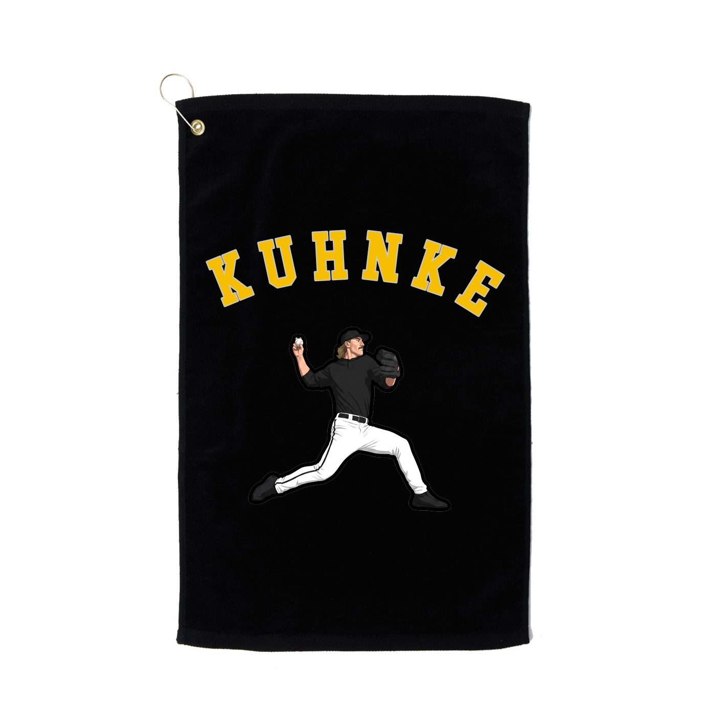 Golf Towel — Shirsey Arch in Black