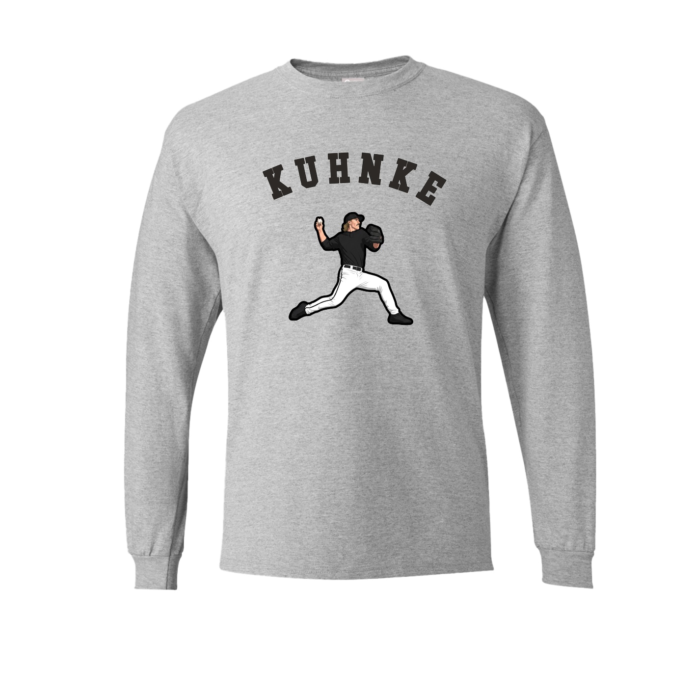 Long Sleeve Tee — Shirsey Arch in Grey